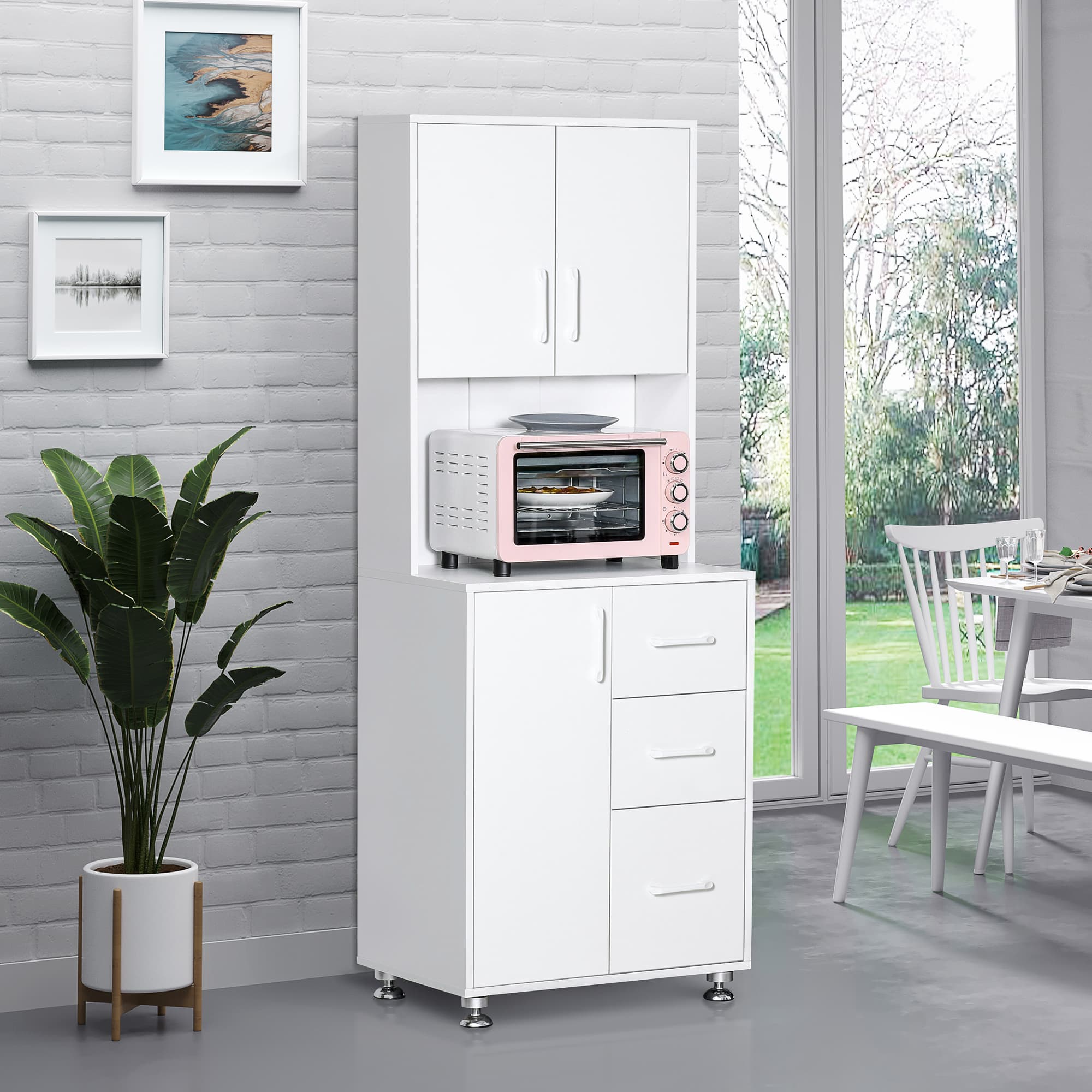 Transform Your Space with this Modern White Kitchen Cupboard - image 2