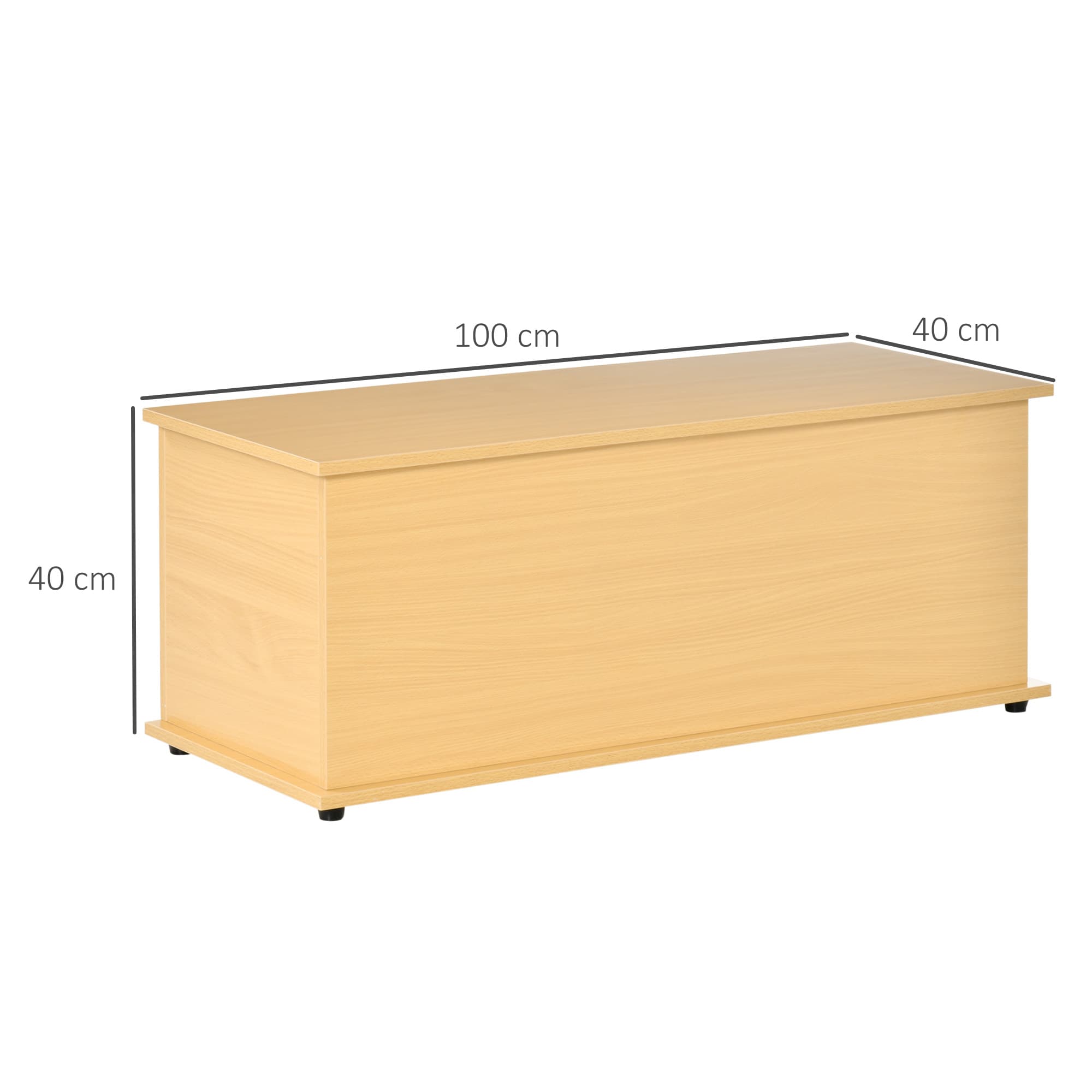 Transform Your Space with this 113L Burlywood Storage Chest - image 1