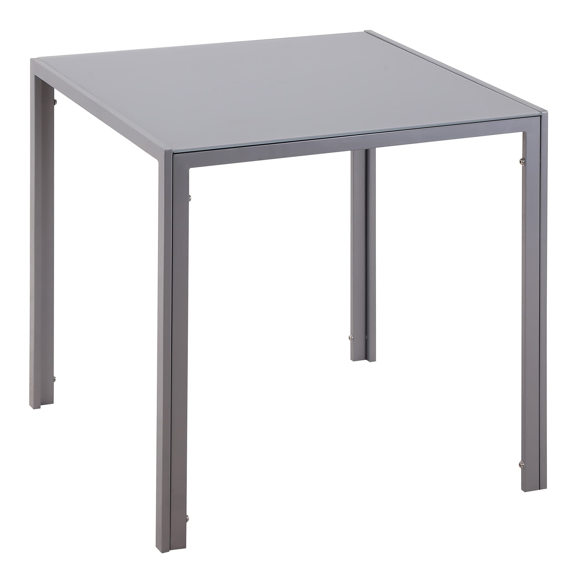 Transform Your Space with this Modern Square Dining Table - Grey