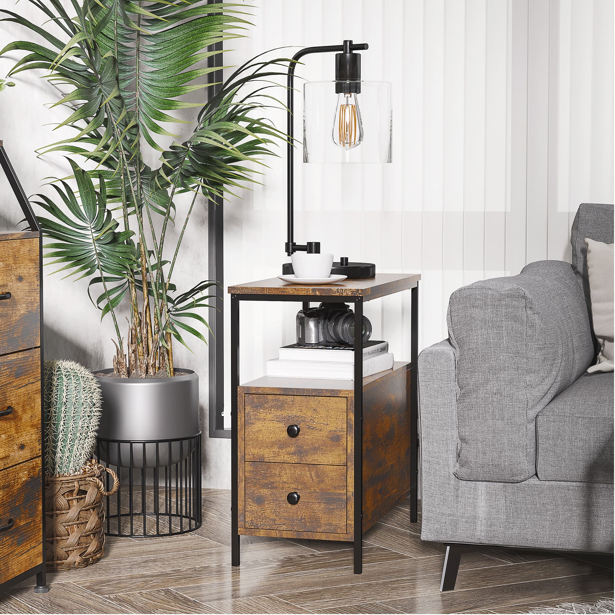 Transform Small Spaces with this Narrow Industrial Side Table - image 3