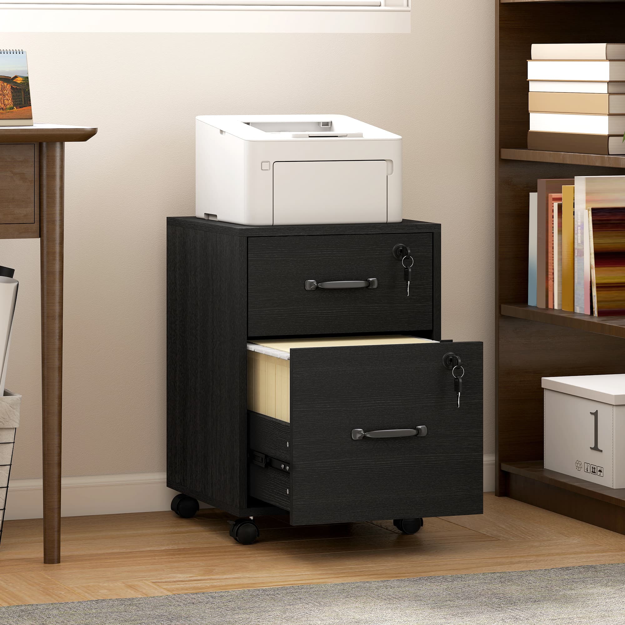 Effortless Organisation with this 2-Drawer Filing Cabinet - image 3