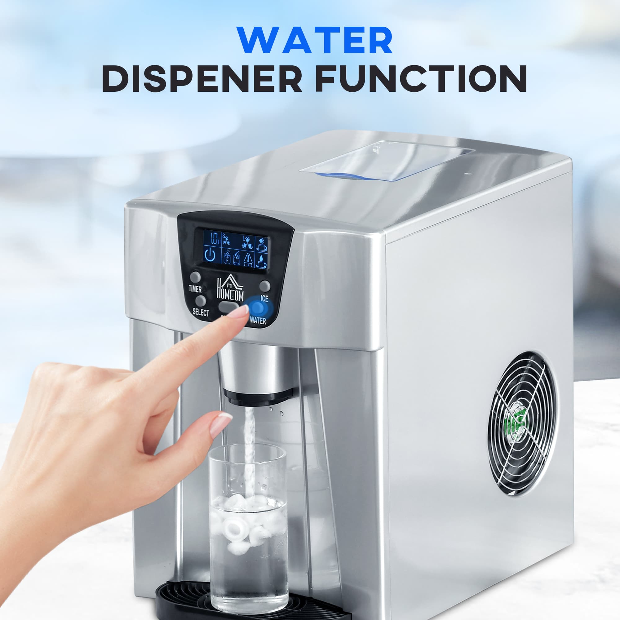 Transform Your Drinks with this 2-in-1 Ice Maker & Dispenser - image 1