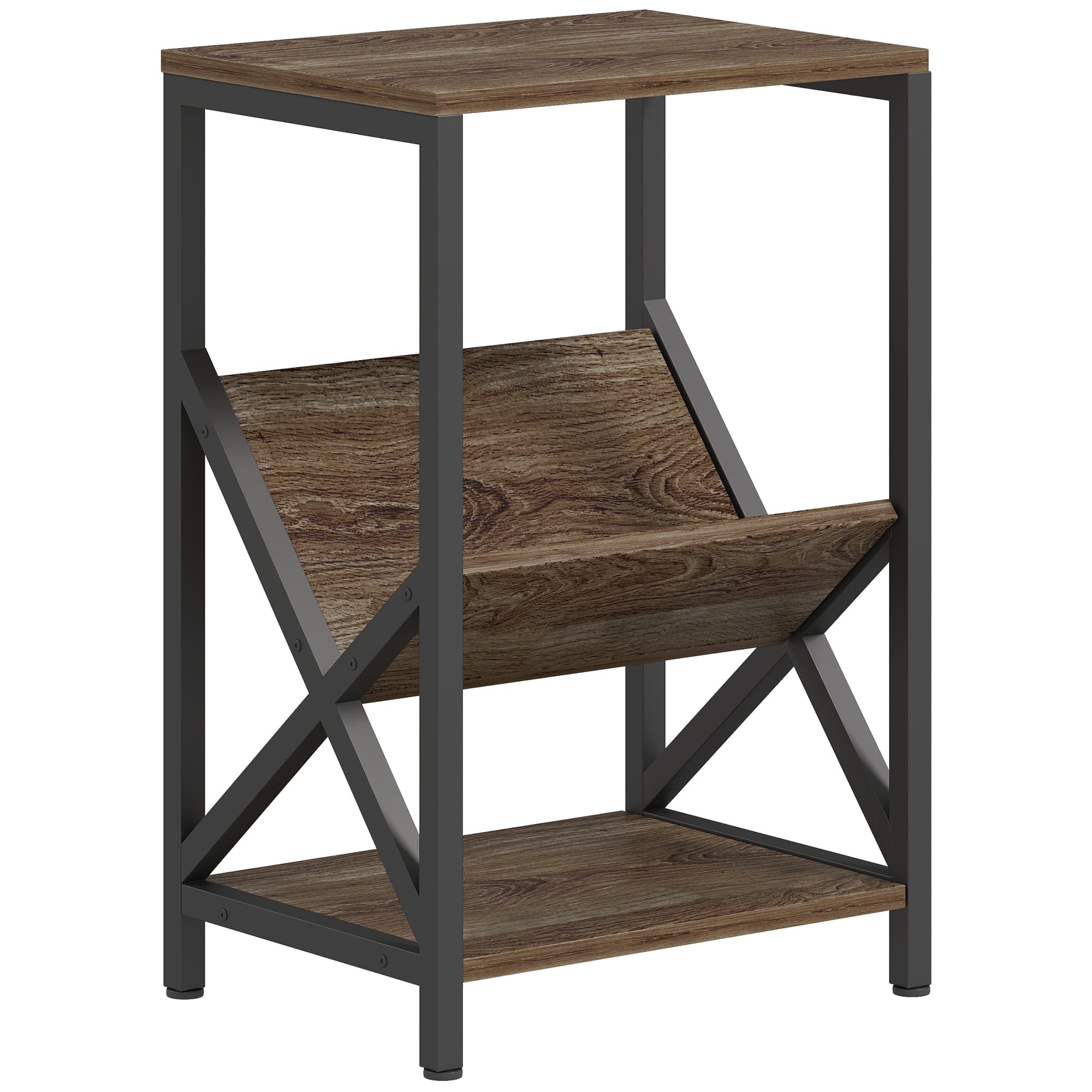Slim Oak Side Table For Tidy Everyday Storage - image 10