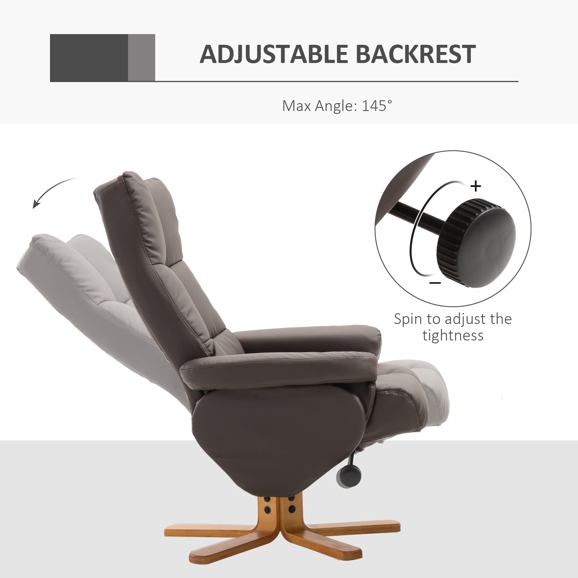 Transform Your Living Room with this Swivel Recliner & Footstool - image 2
