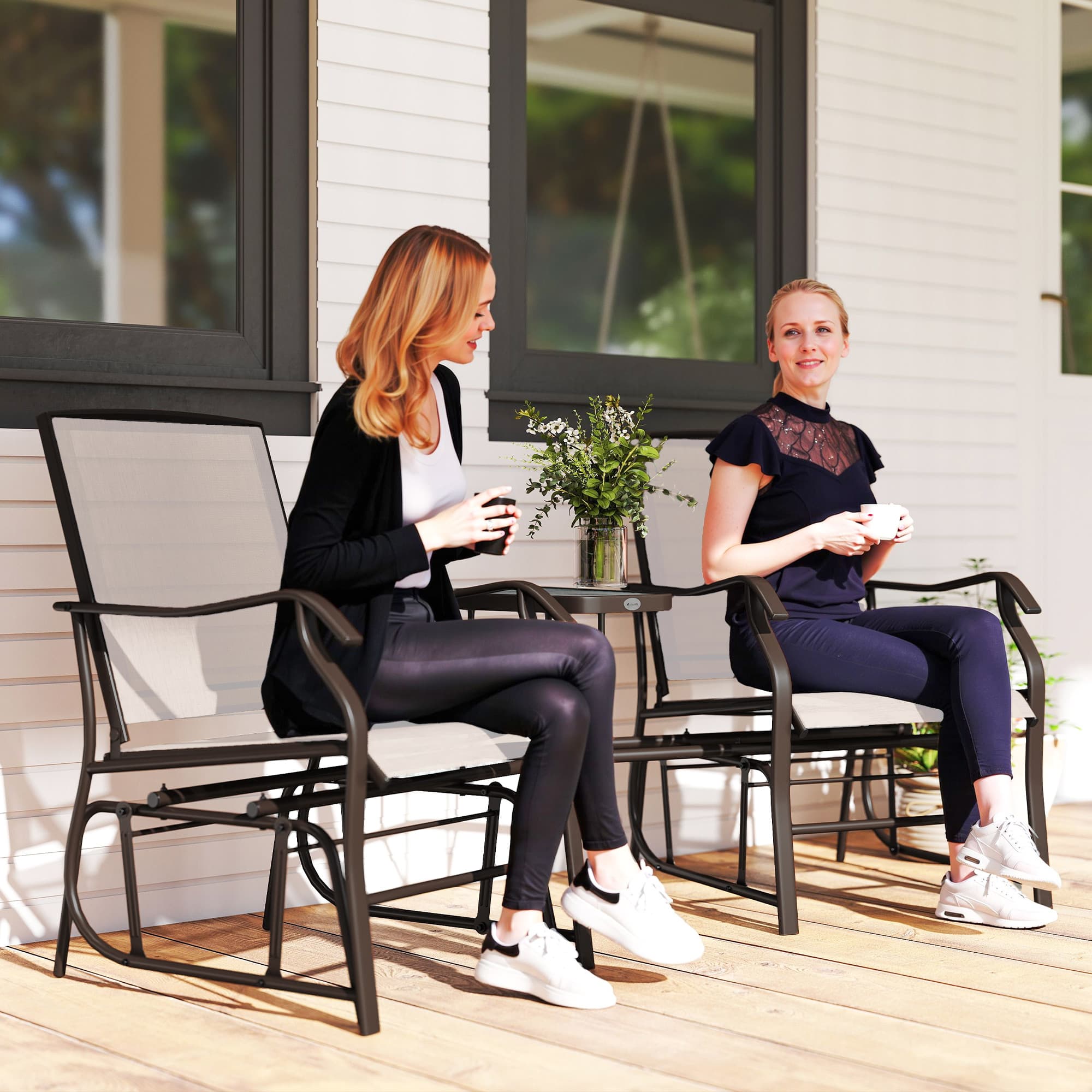 Relax Together with the Gliding Jack and Jill Garden Seat - image 5