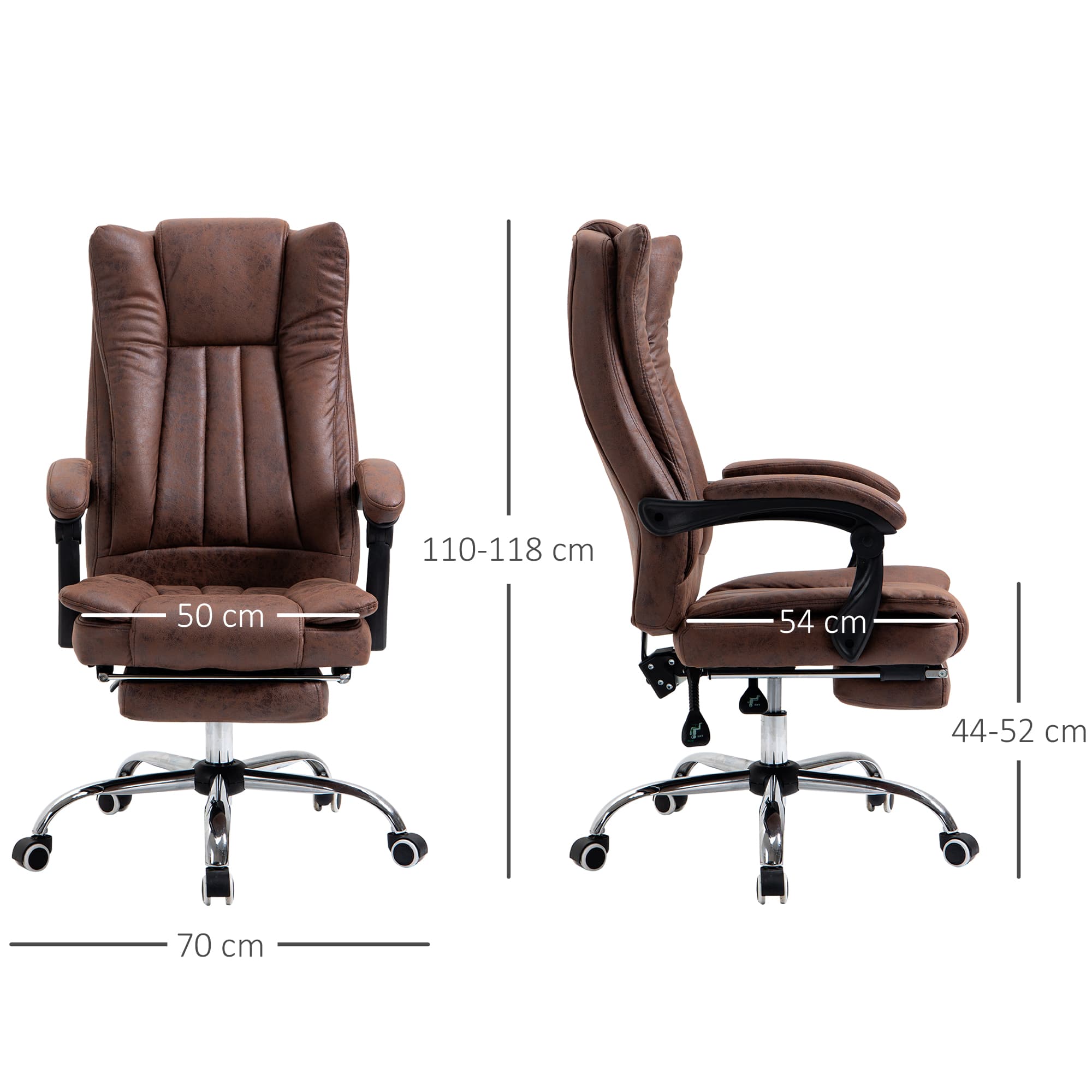 Transform Your Workday with the Vinsetto Reclining Chair - image 5