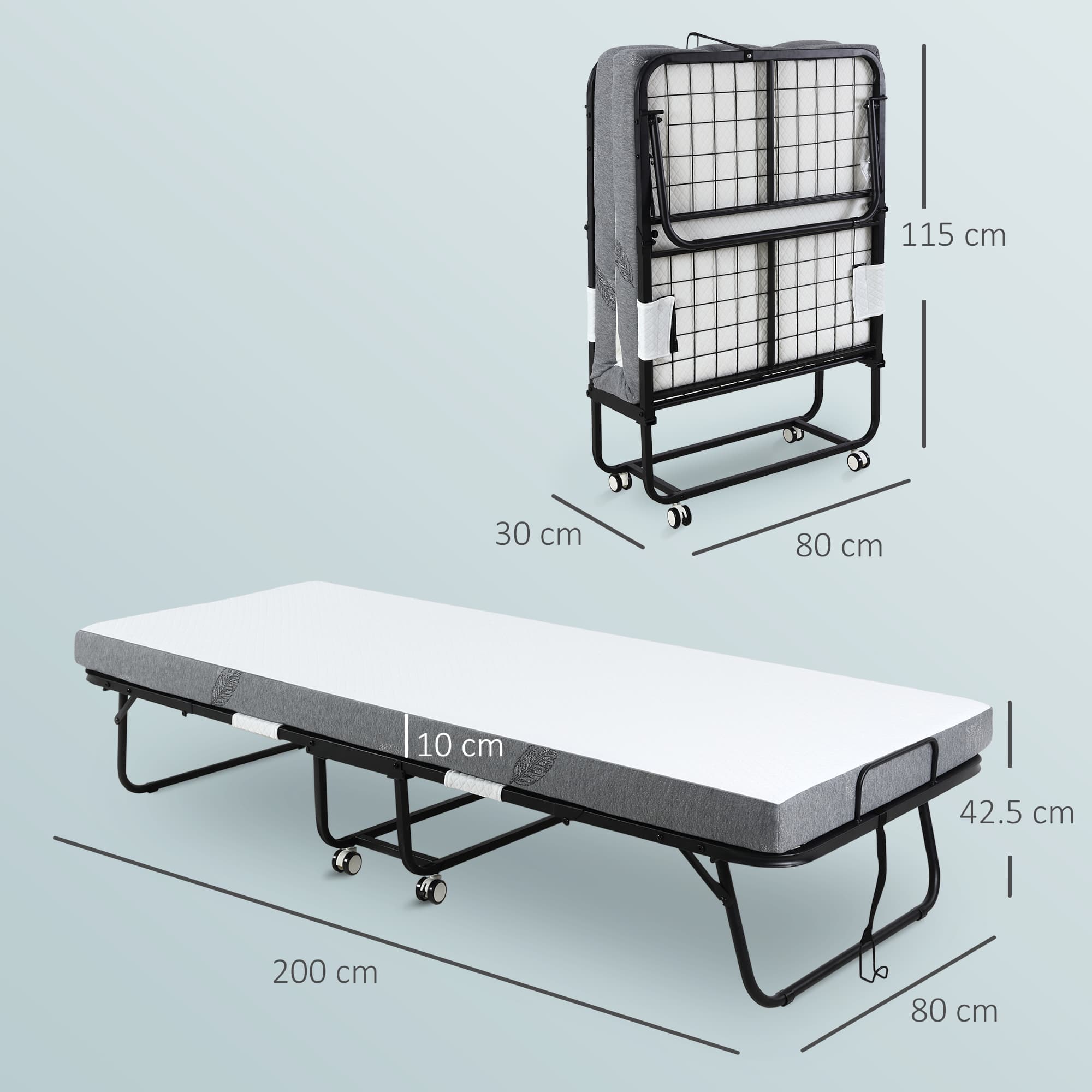 Effortless Folding Guest Bed for Restful Overnight Stays - image 2