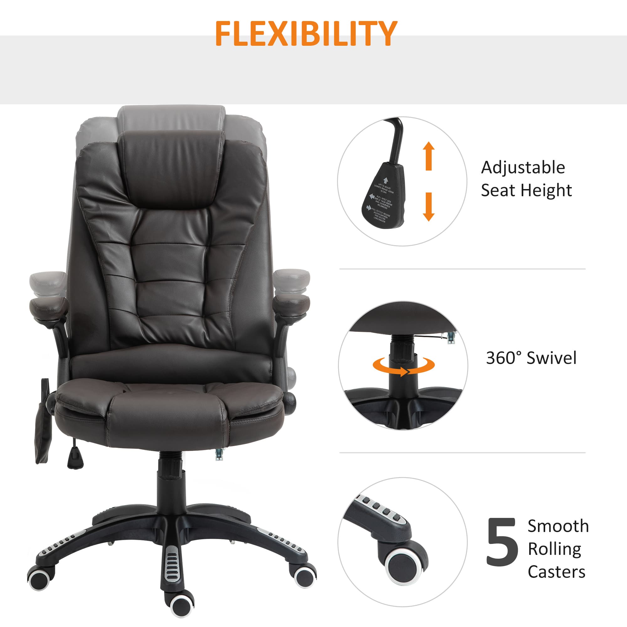 Transform Your Workday With This Heated Massage Office Chair - image 4
