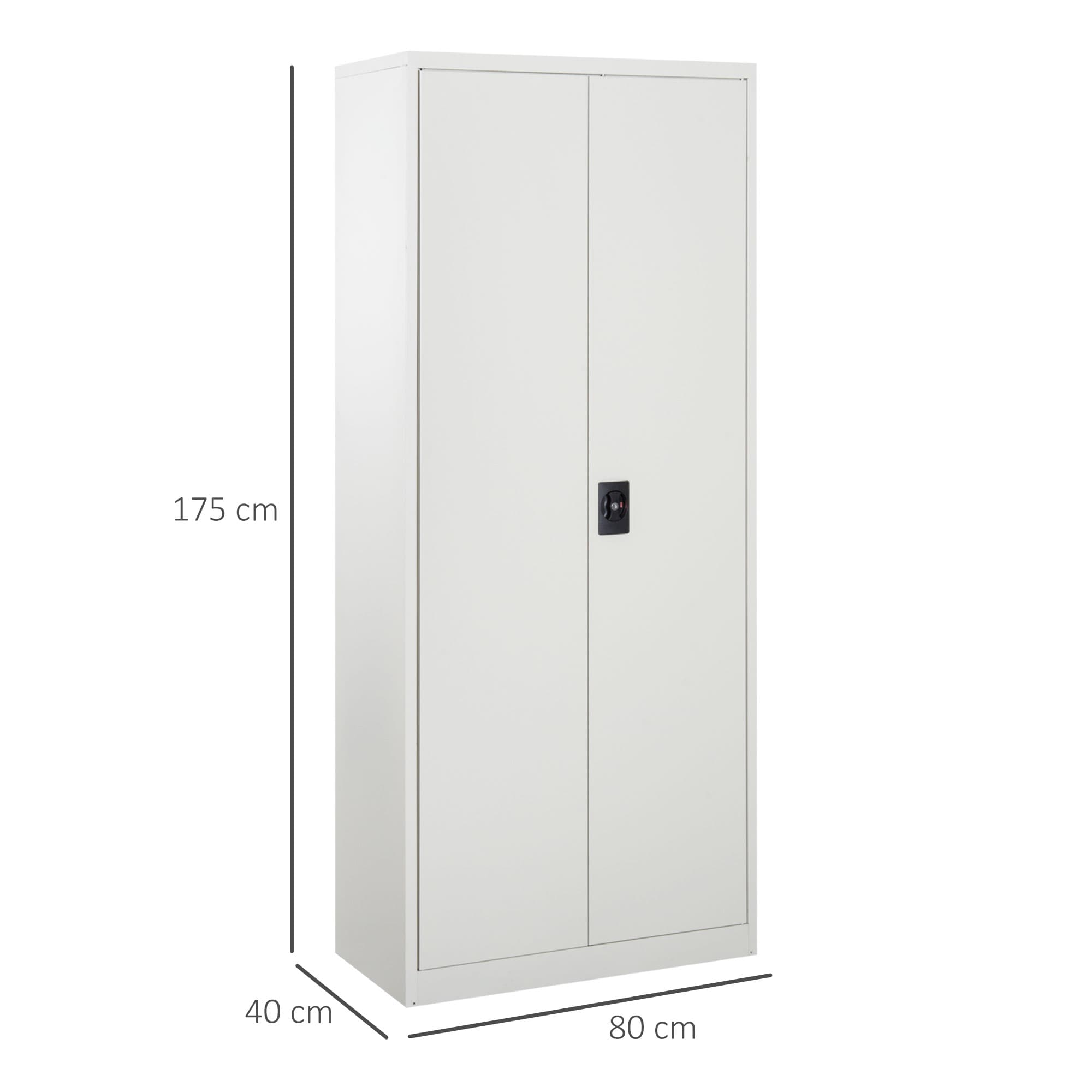 Secure Your Workspace with the Vinsetto Tall Lockable Cabinet - image 3