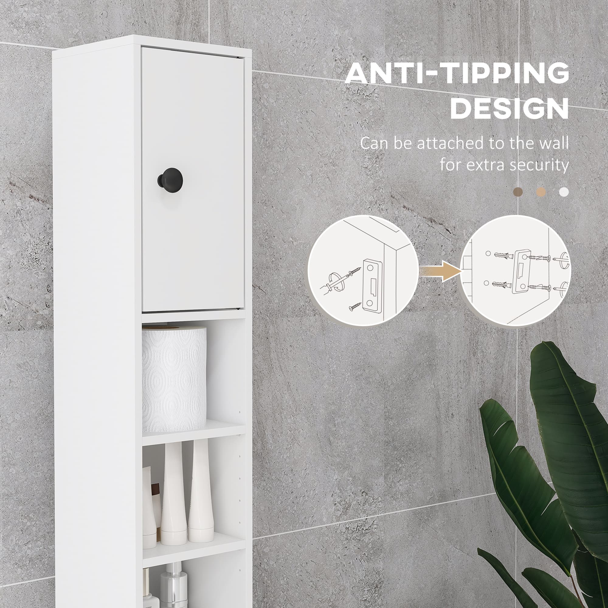 Transform Your Space with the Kleankin Slim Bathroom Cabinet - image 5