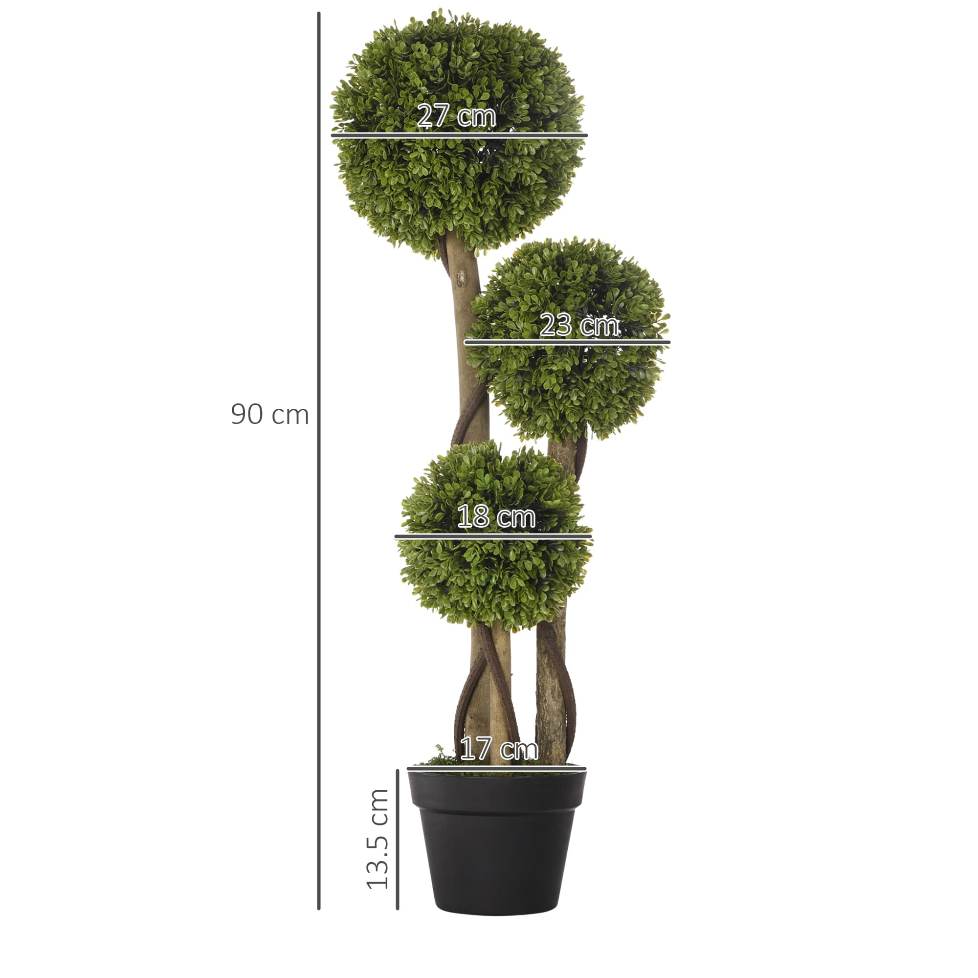 Artificial Boxwood Ball Tree for No-Fuss Greenery - image 5