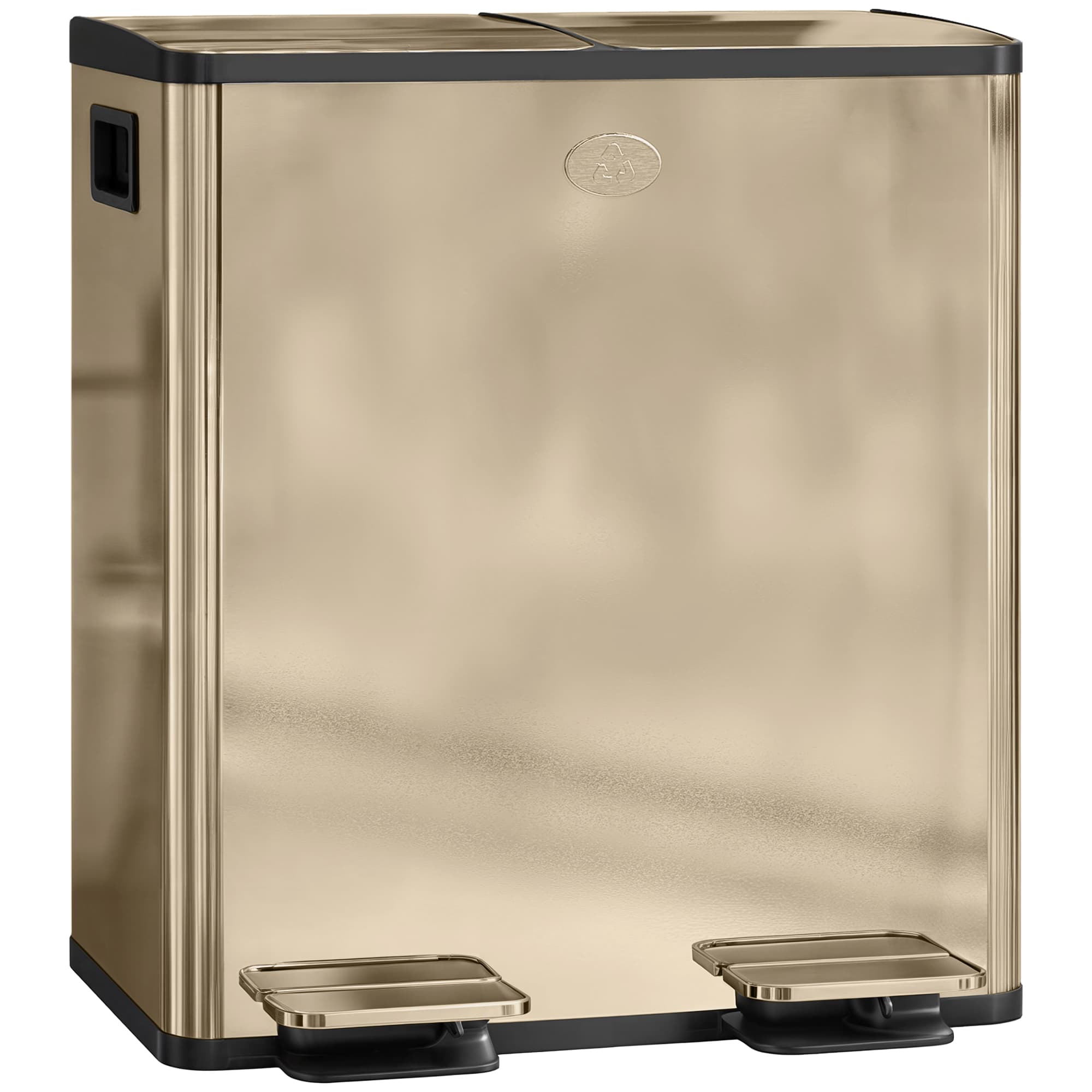 Separate Kitchen Waste Neatly with a Gold 40L Pedal Bin - image 7