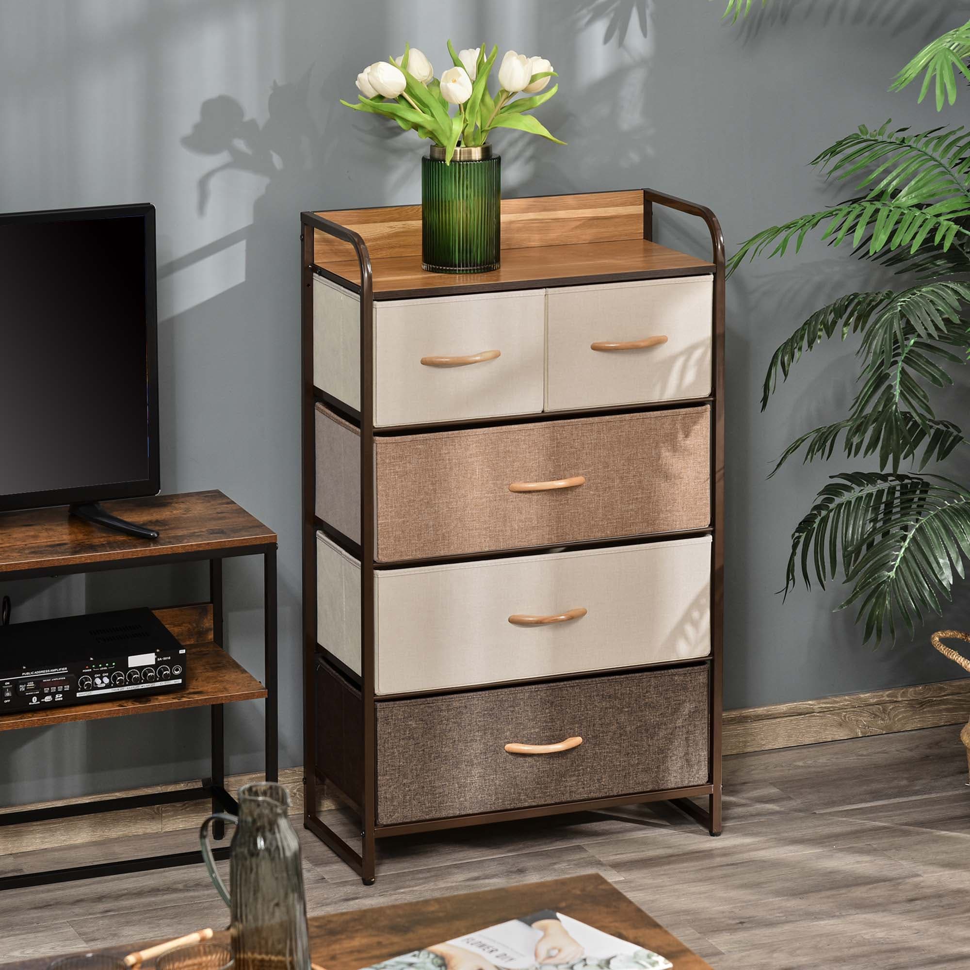Effortless Bedroom Storage: 5-Drawer Fabric Dresser Tower - image 1