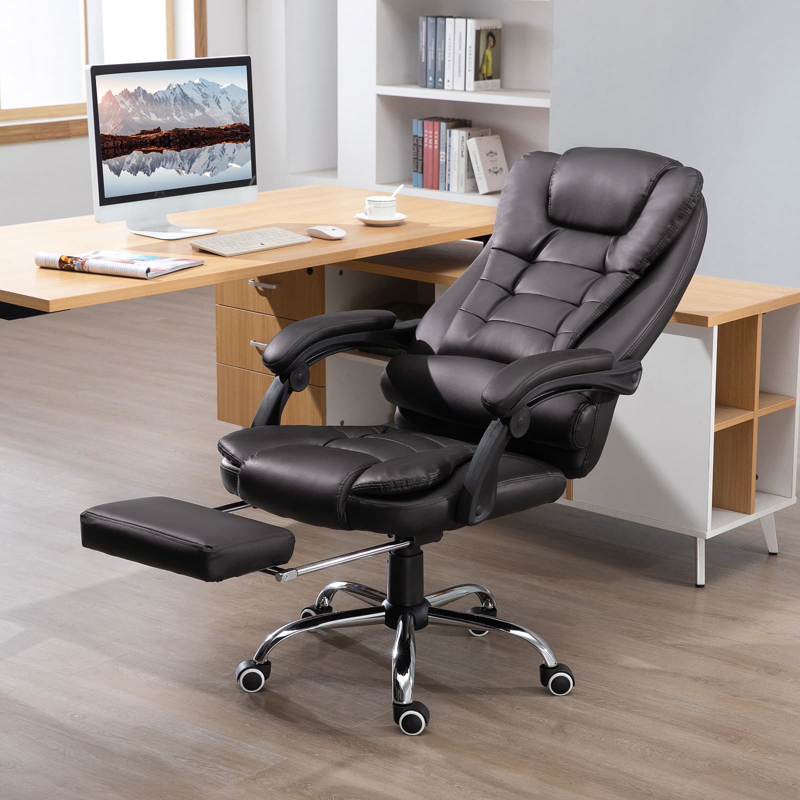 Transform Your Workspace with this Reclining Executive Chair - image 4