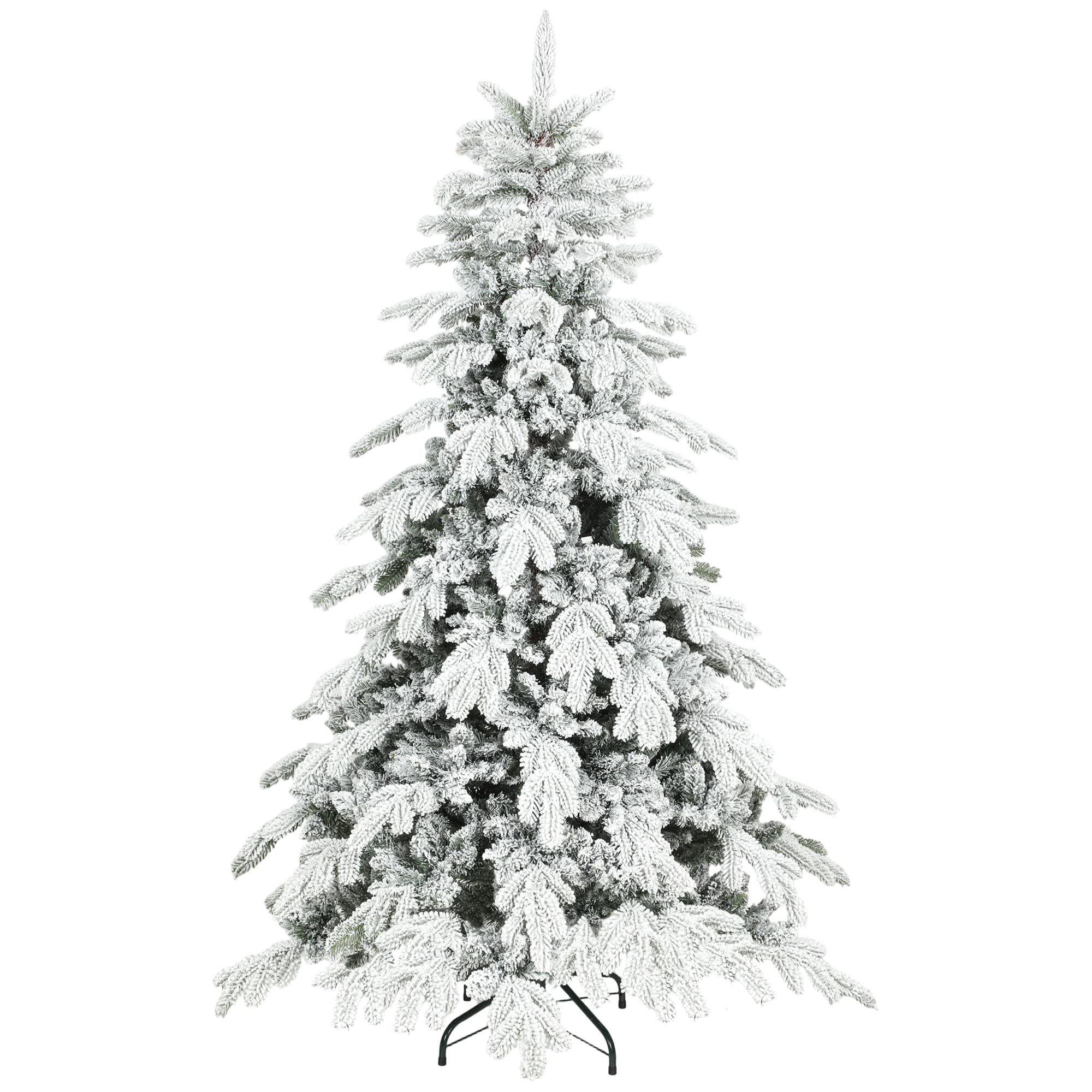 6ft Super Flocked Christmas Tree for a Winter Wonderland