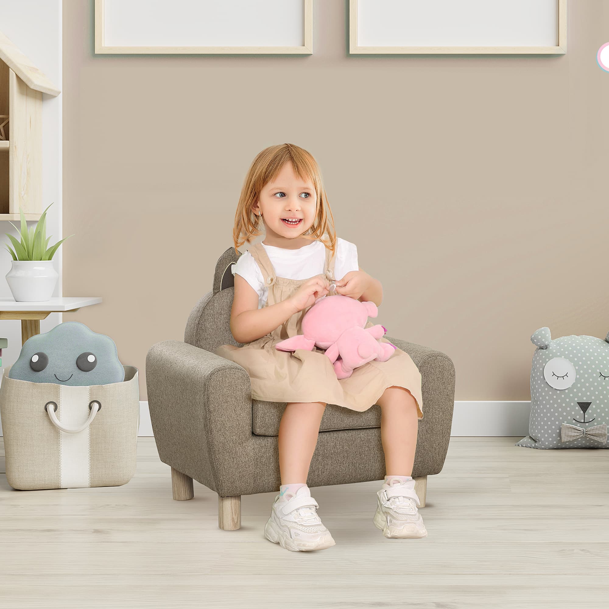 Transform Their Playroom with this Brown Toddler Armchair - image 5