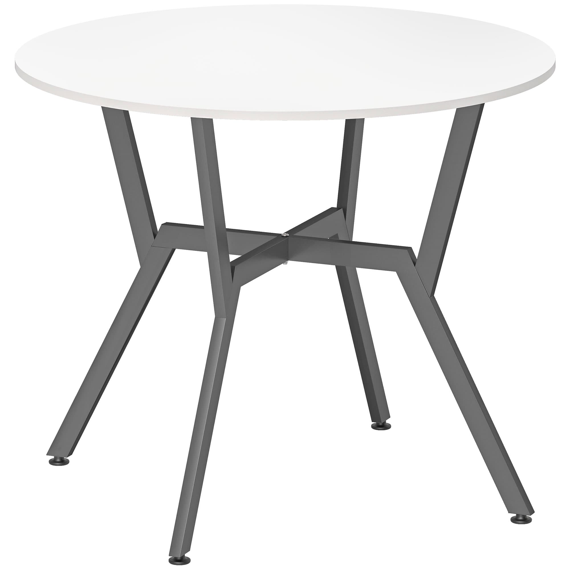 Transform Your Space With This High Gloss Round Dining Table - High Gloss White