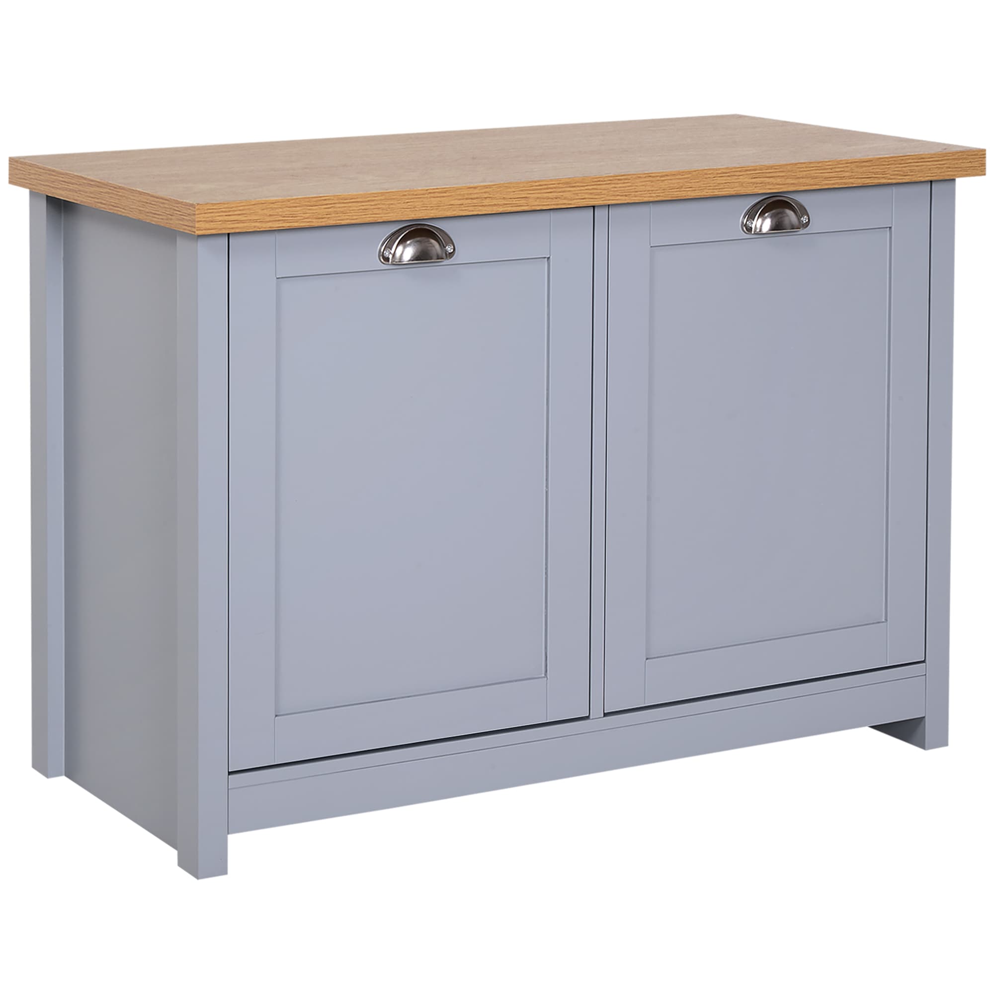 Transform Your Hallway with this Modern Grey Shoe Bench - Oak Grey