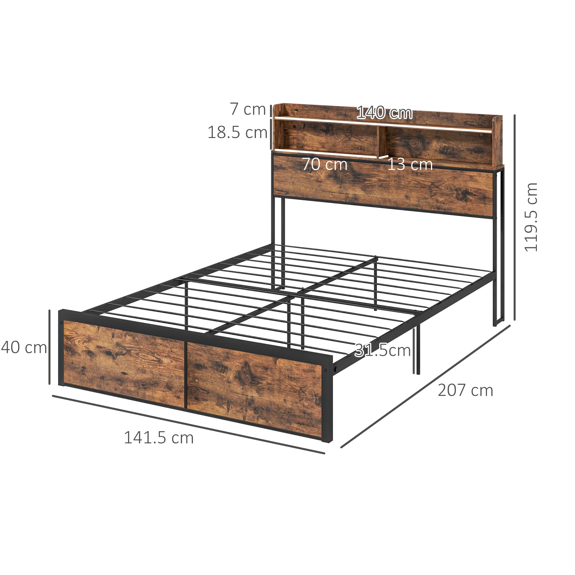 Transform Your Space with this Industrial Double Storage Bed - image 3