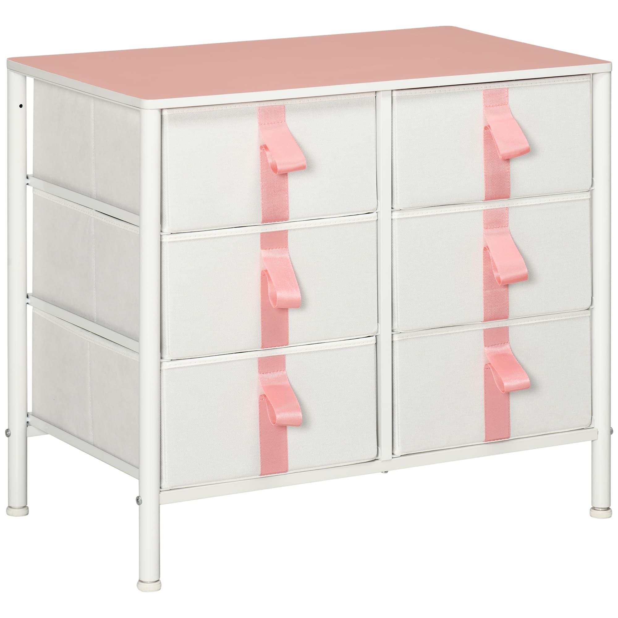 Pink Fabric Drawer Chest for Kids Rooms and Storage - image 8