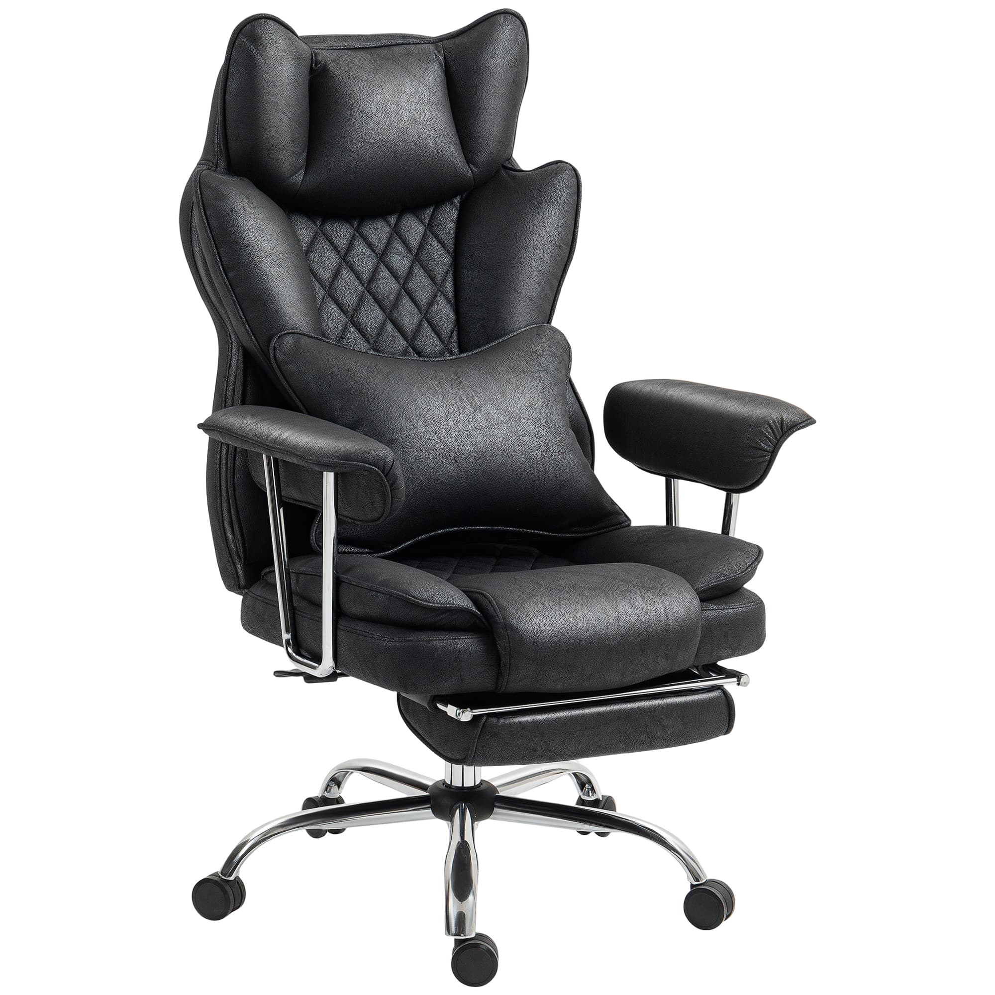 Transform Your Workspace with this Reclining Office Chair - Black
