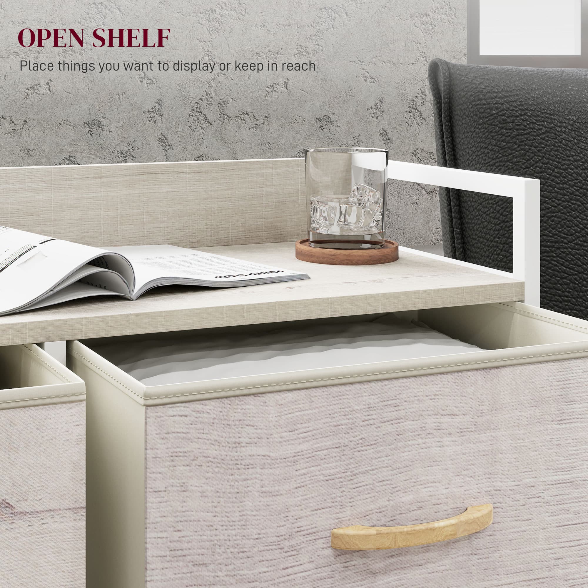 Effortless Storage with the Rustic 6-Drawer Fabric Chest - image 4