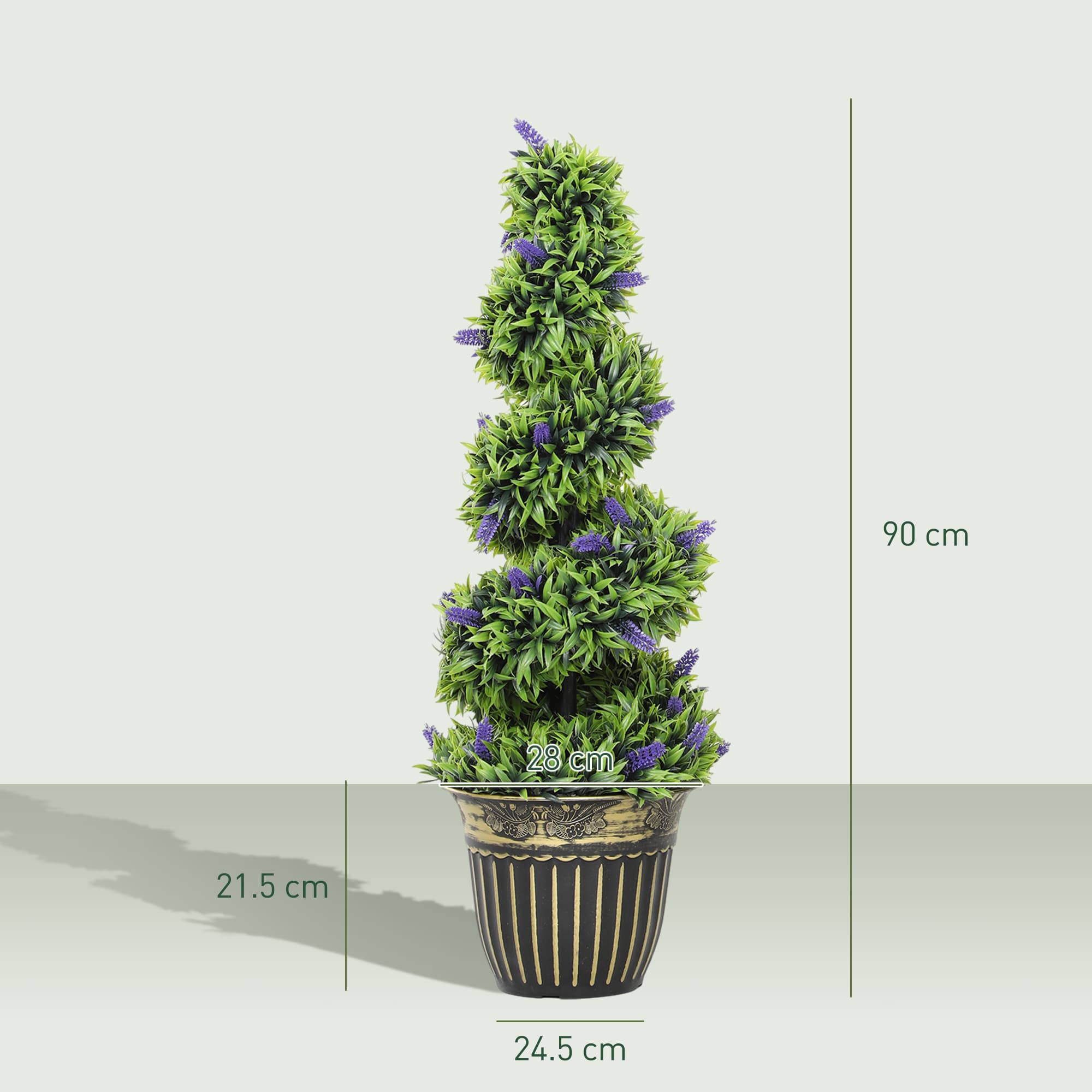 Transform Your Space with 90cm Artificial Lavender Trees - image 2