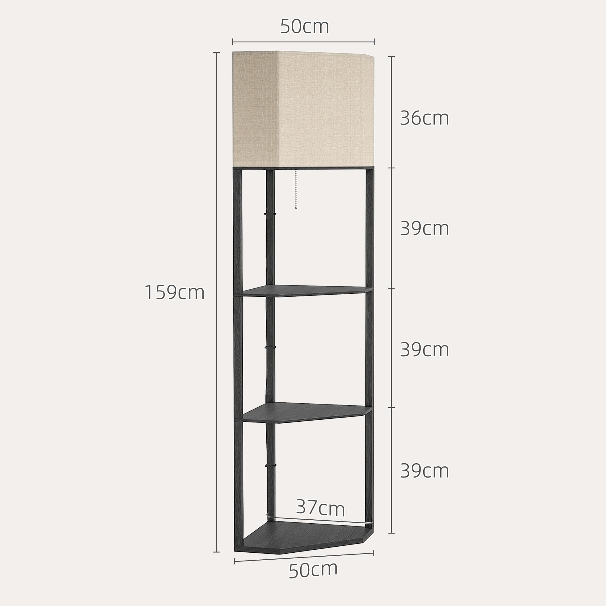Transform Your Space With This Modern Corner Shelf Lamp - image 1