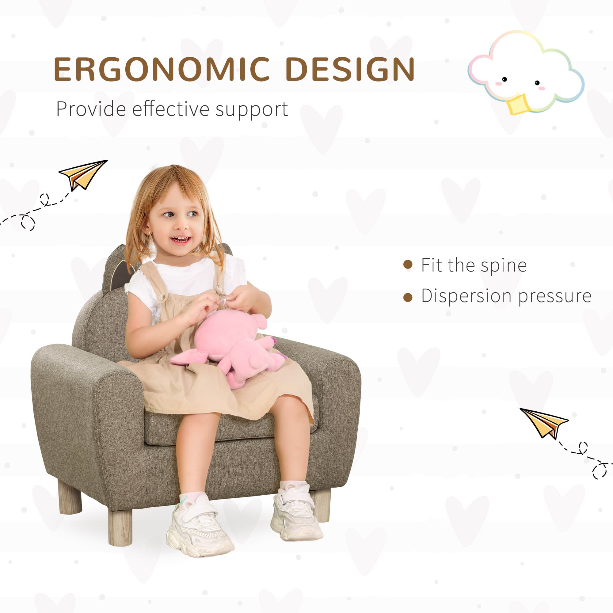 Transform Their Playroom with this Brown Toddler Armchair - image 3