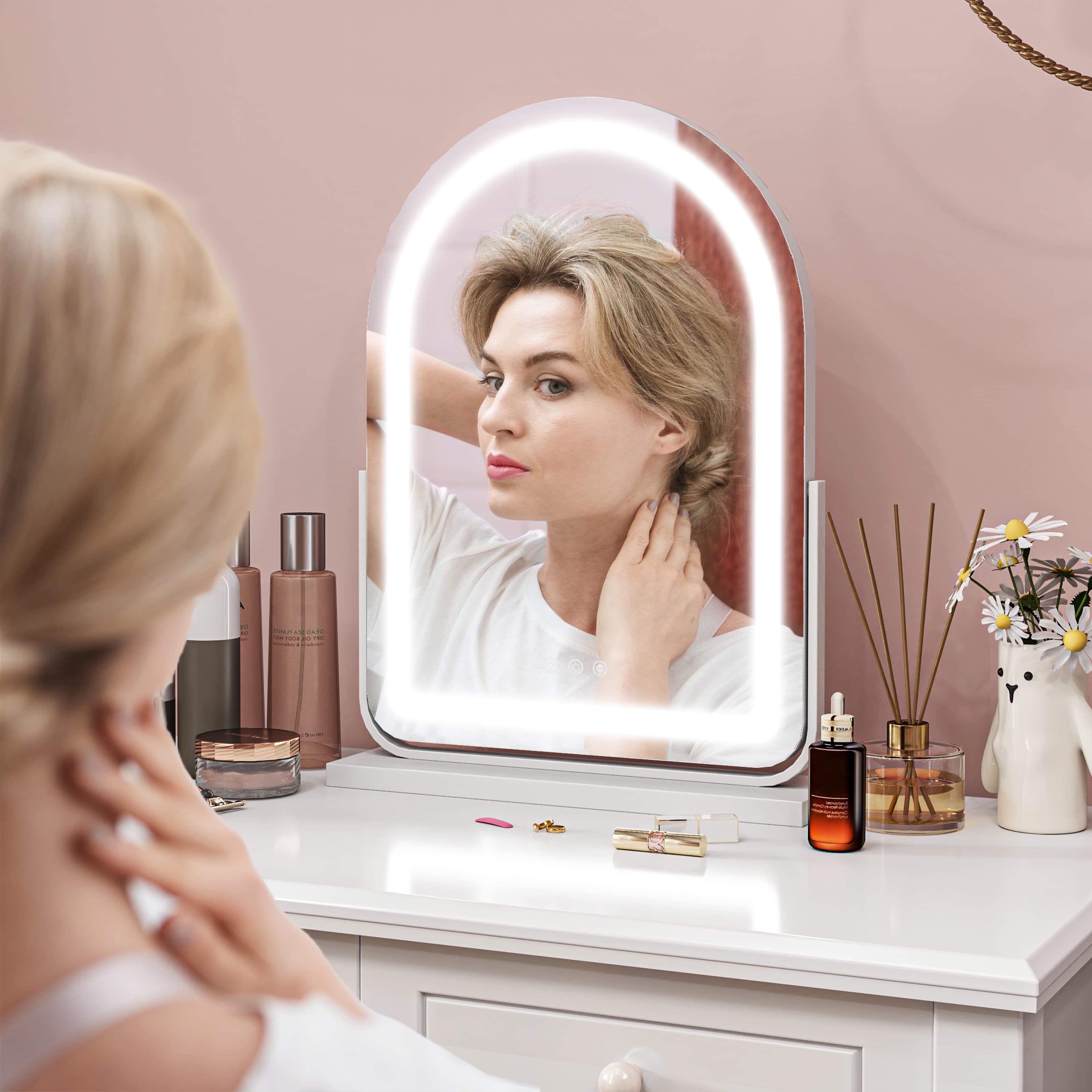 Transform Your Routine with this Dimmable White LED Vanity Mirror - image 2