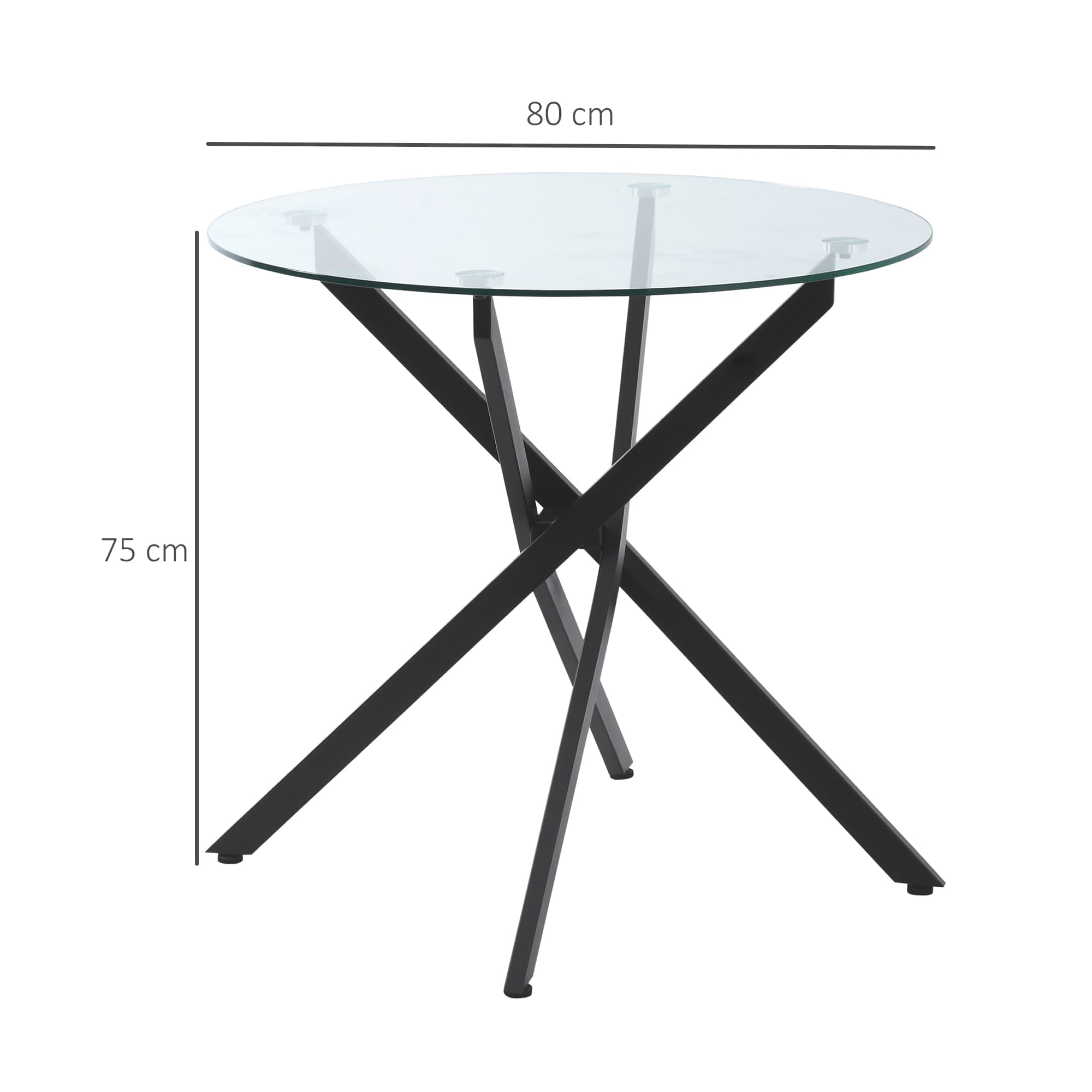 Transform Your Dining Space with this Modern Round Glass Table - image 5