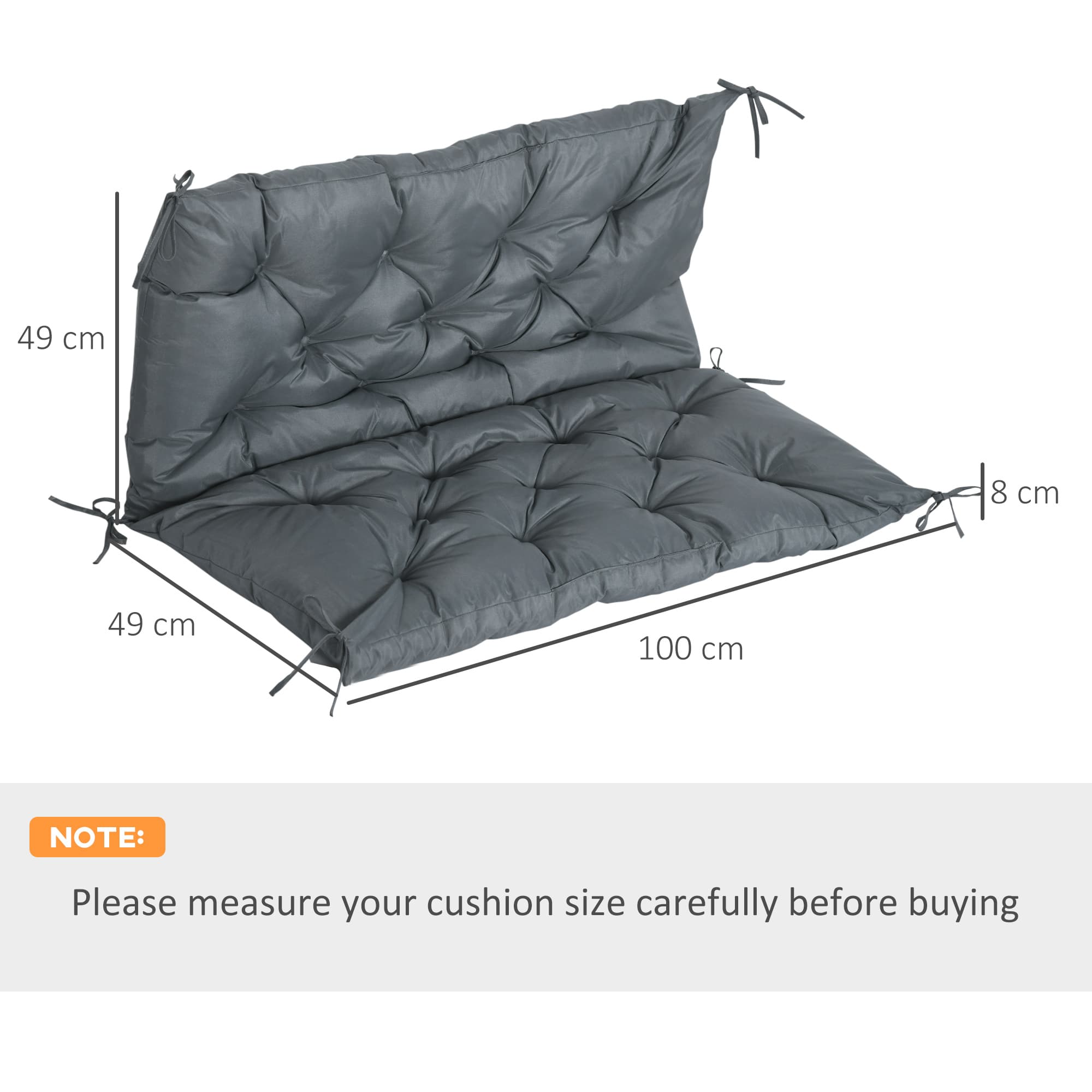 Make a two-seater bench more comfortable in dark grey - image 10