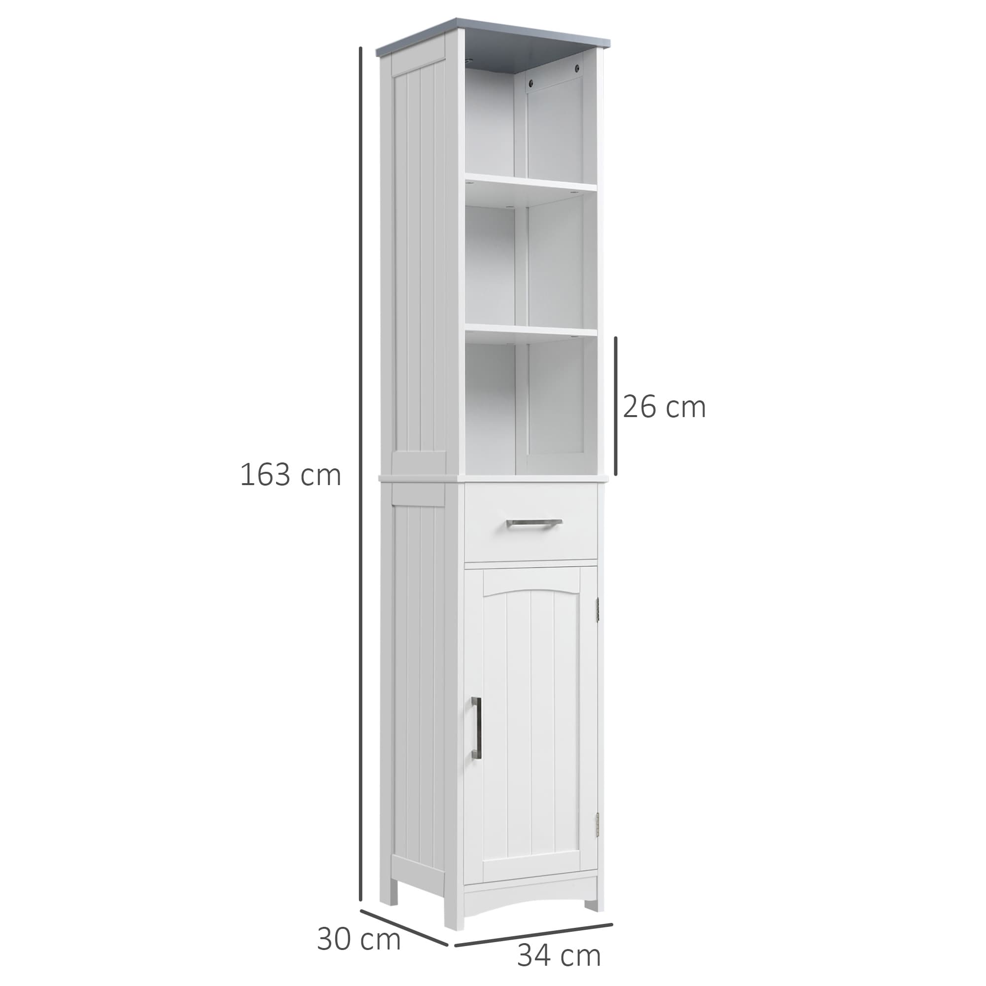 Transform Your Space with the Kleankin Slim Bathroom Cabinet - image 3