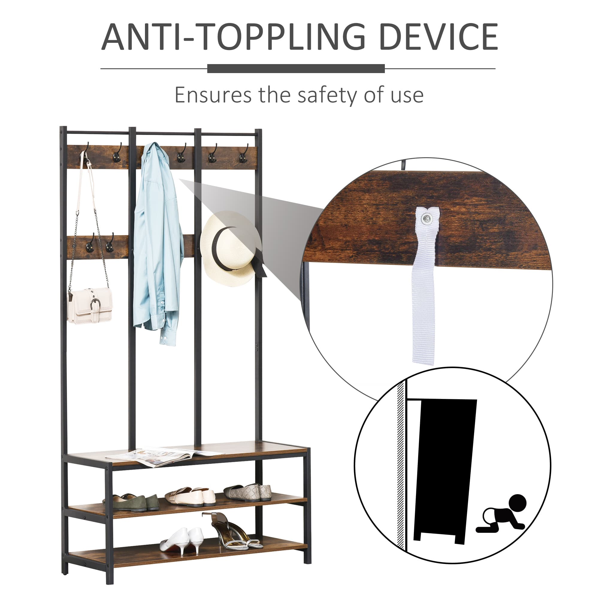 Transform Your Hallway with this Industrial Coat & Shoe Stand - image 3