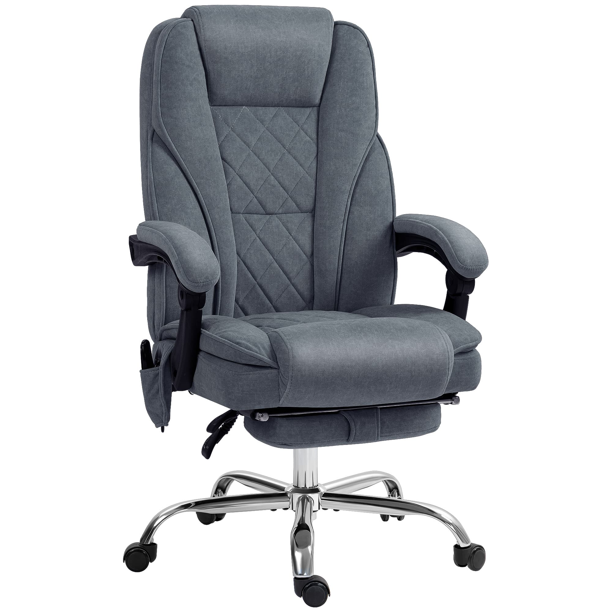 Dark Grey Massage Office Chair for Work and Rest - image 9