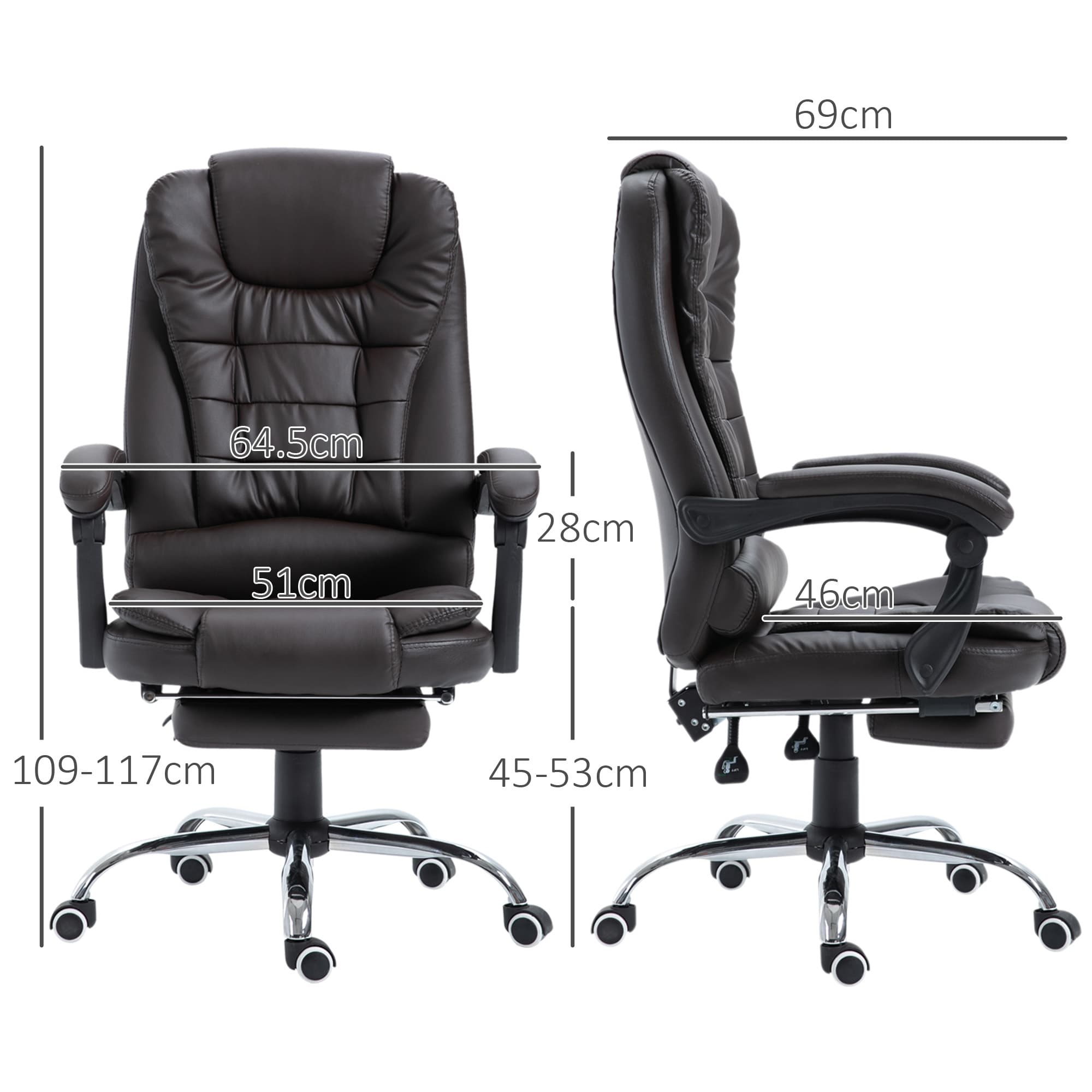 Transform Your Workspace with this Reclining Executive Chair - image 3