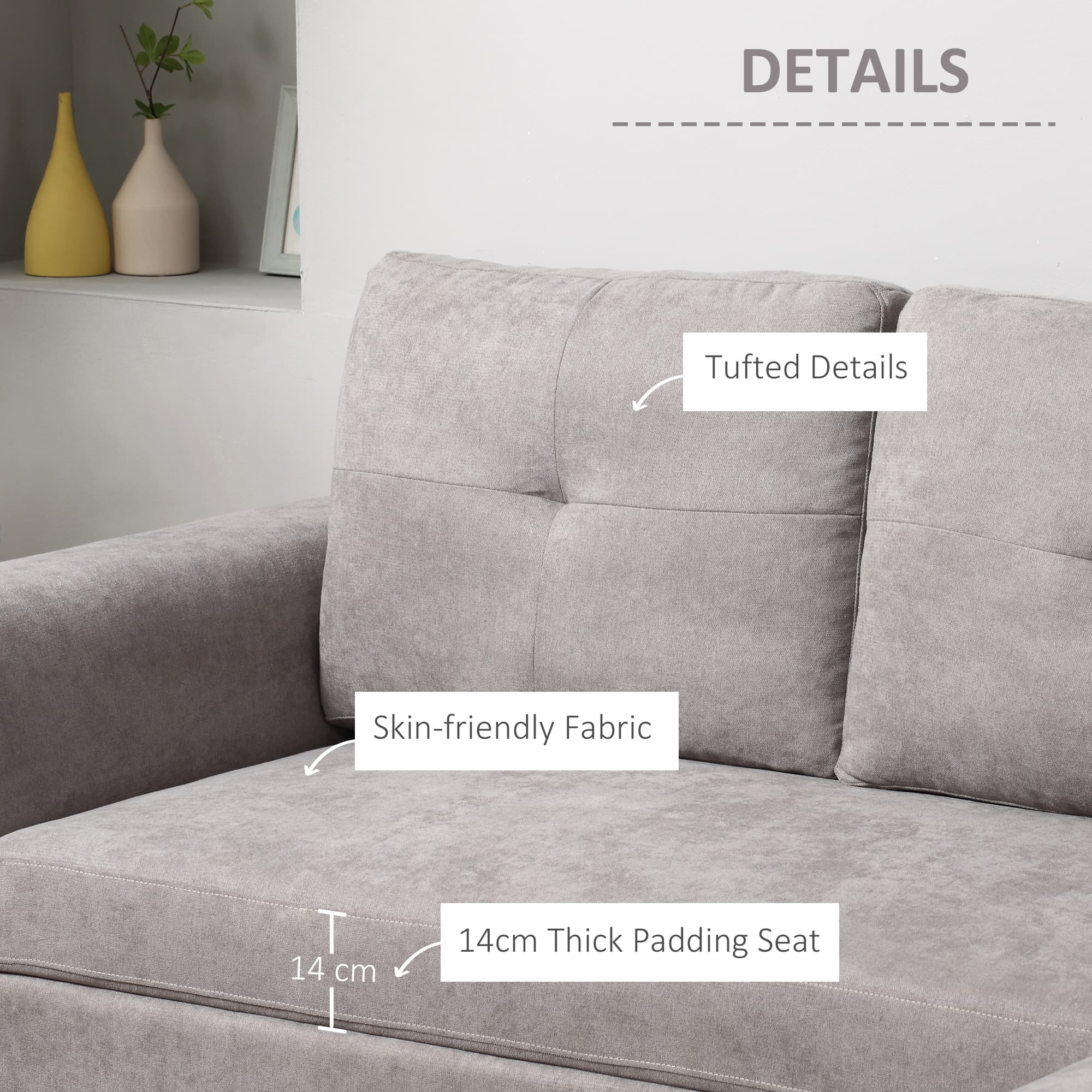 Transform Your Space With This Light Grey Corner Sofa Bed - image 4
