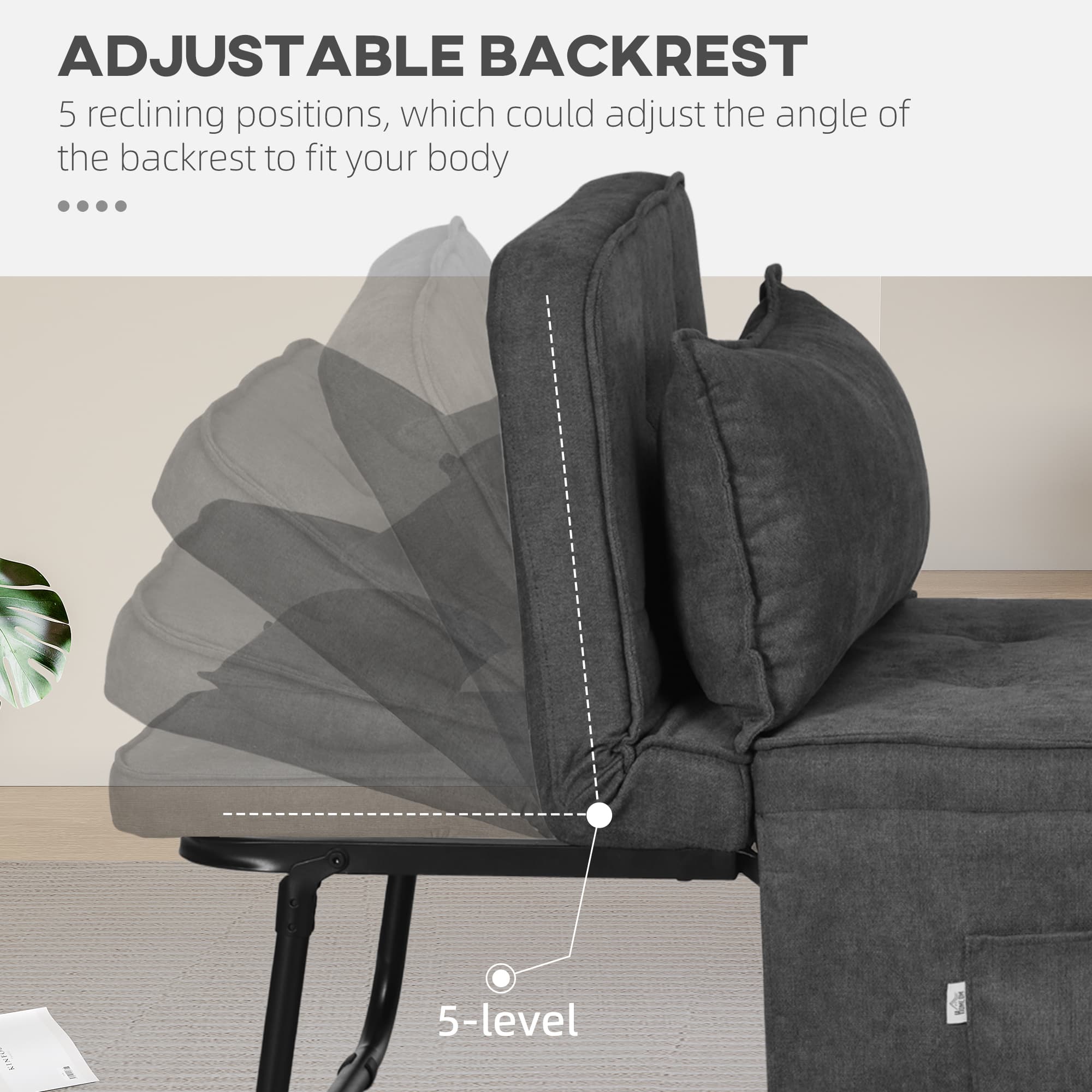 Transform Your Space with this 4-in-1 Folding Chair Bed - image 3
