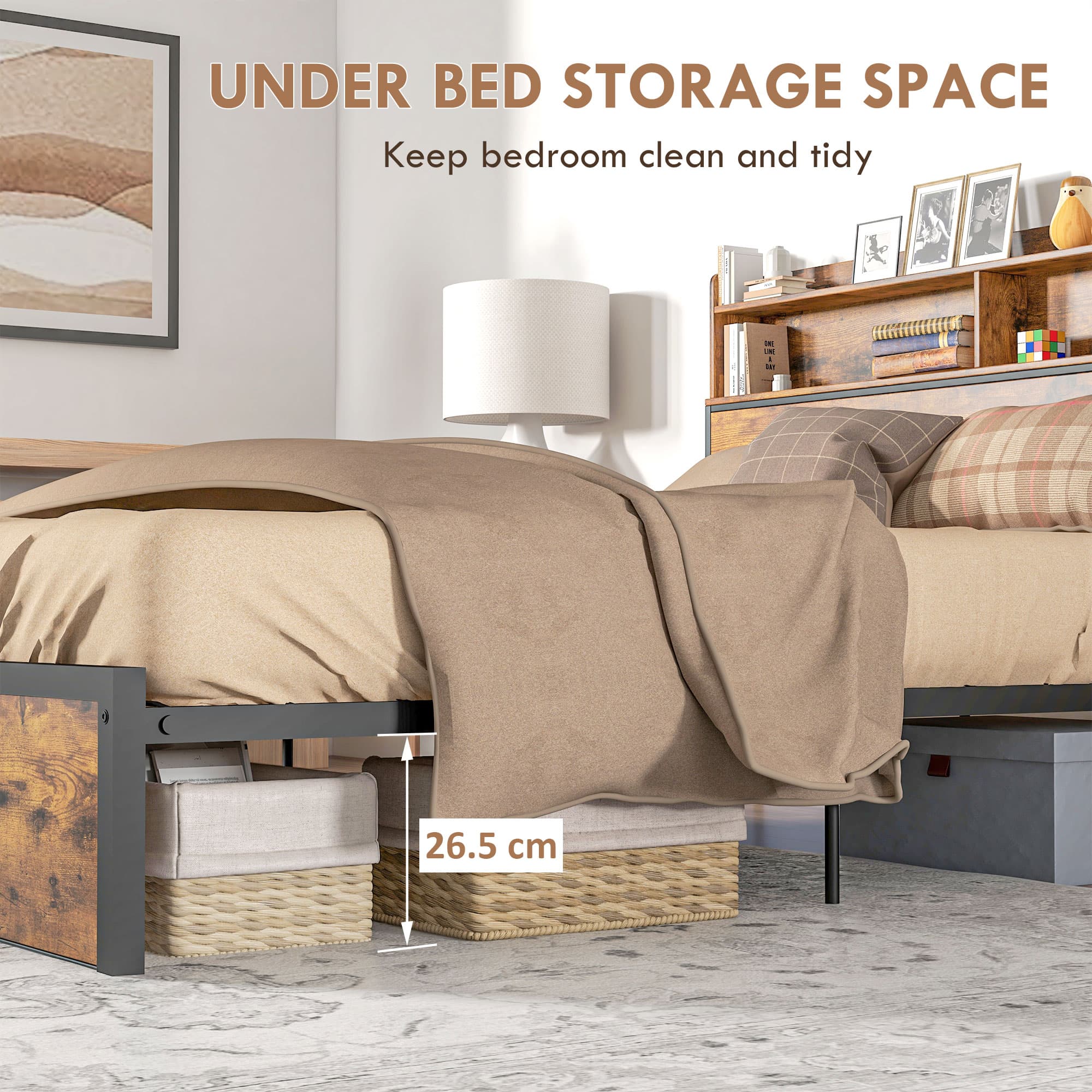 Transform Your Bedroom With This Industrial King Storage Bed - image 2