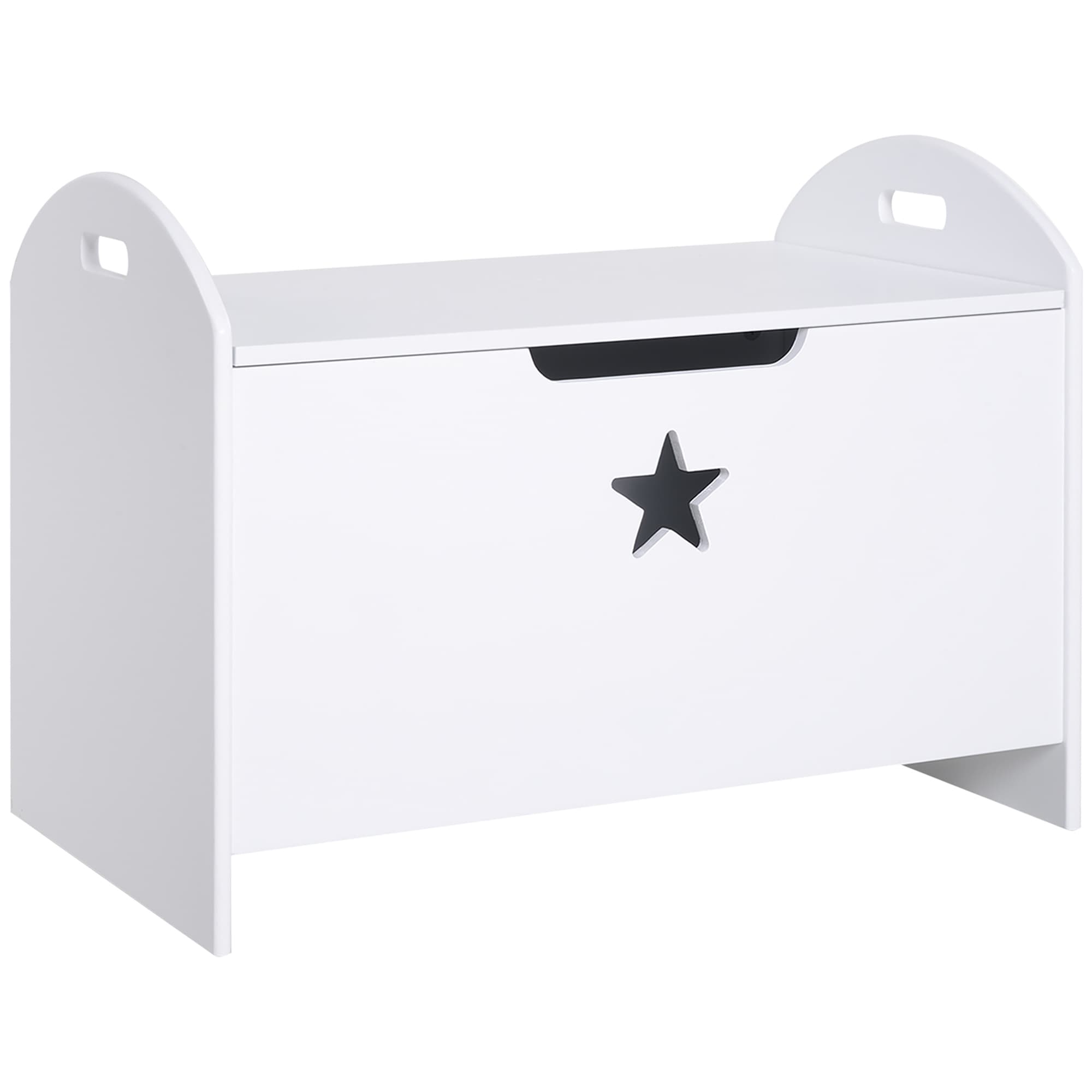 White Toy Storage Box for Children's Rooms - image 9
