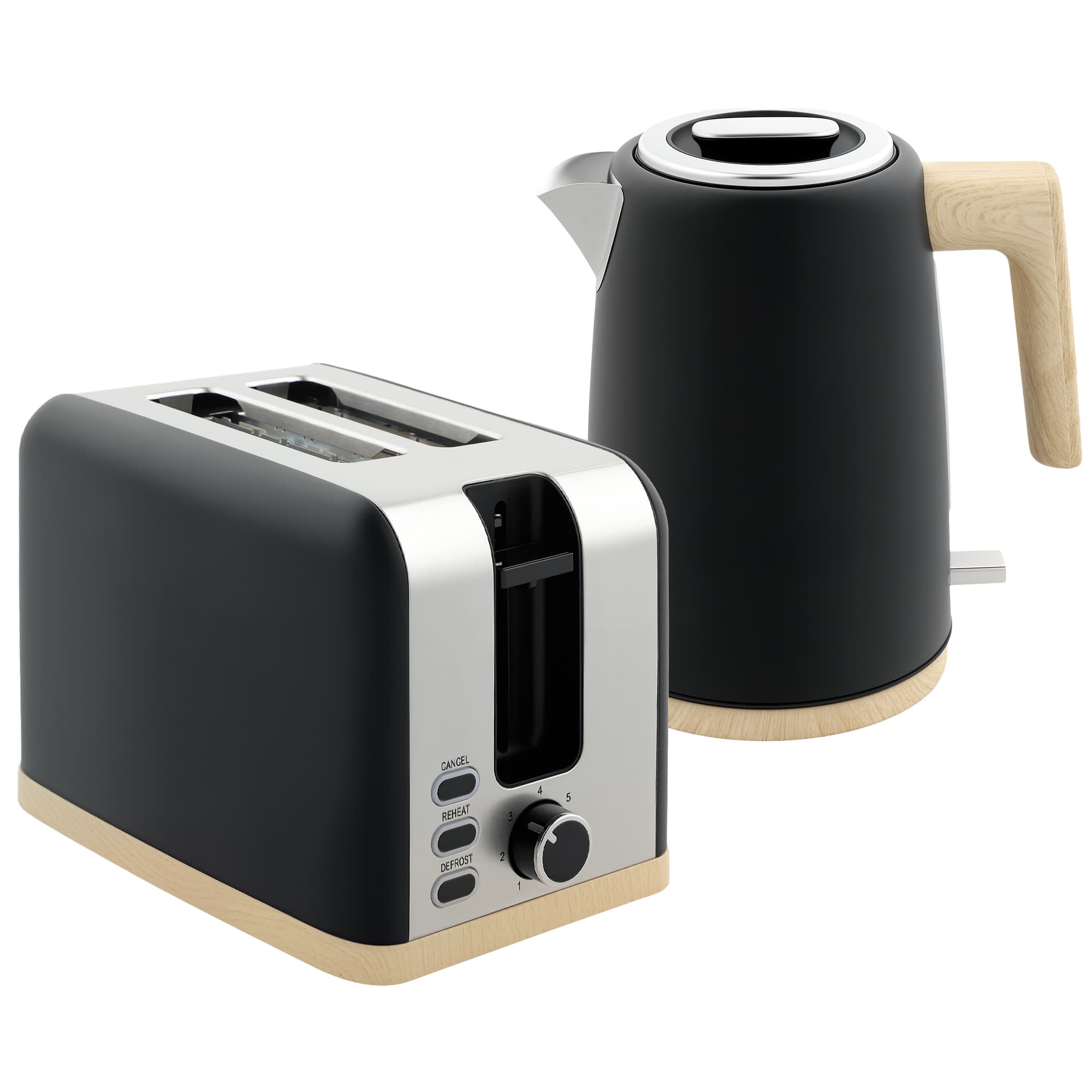 Black Kettle and Toaster Set for Coordinated Kitchens - image 6