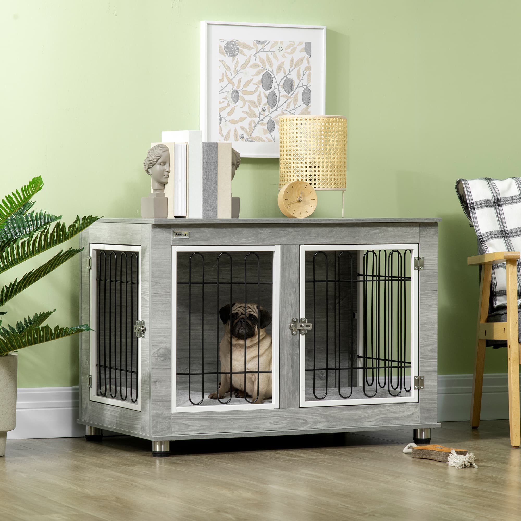 Transform Your Space with the PawHut Dog Crate End Table - image 1