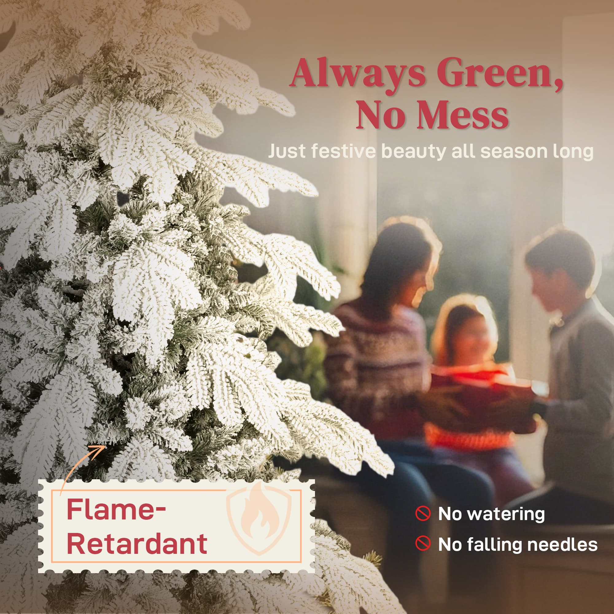 Transform Your Home with this 5ft Snowy Christmas Tree - image 3