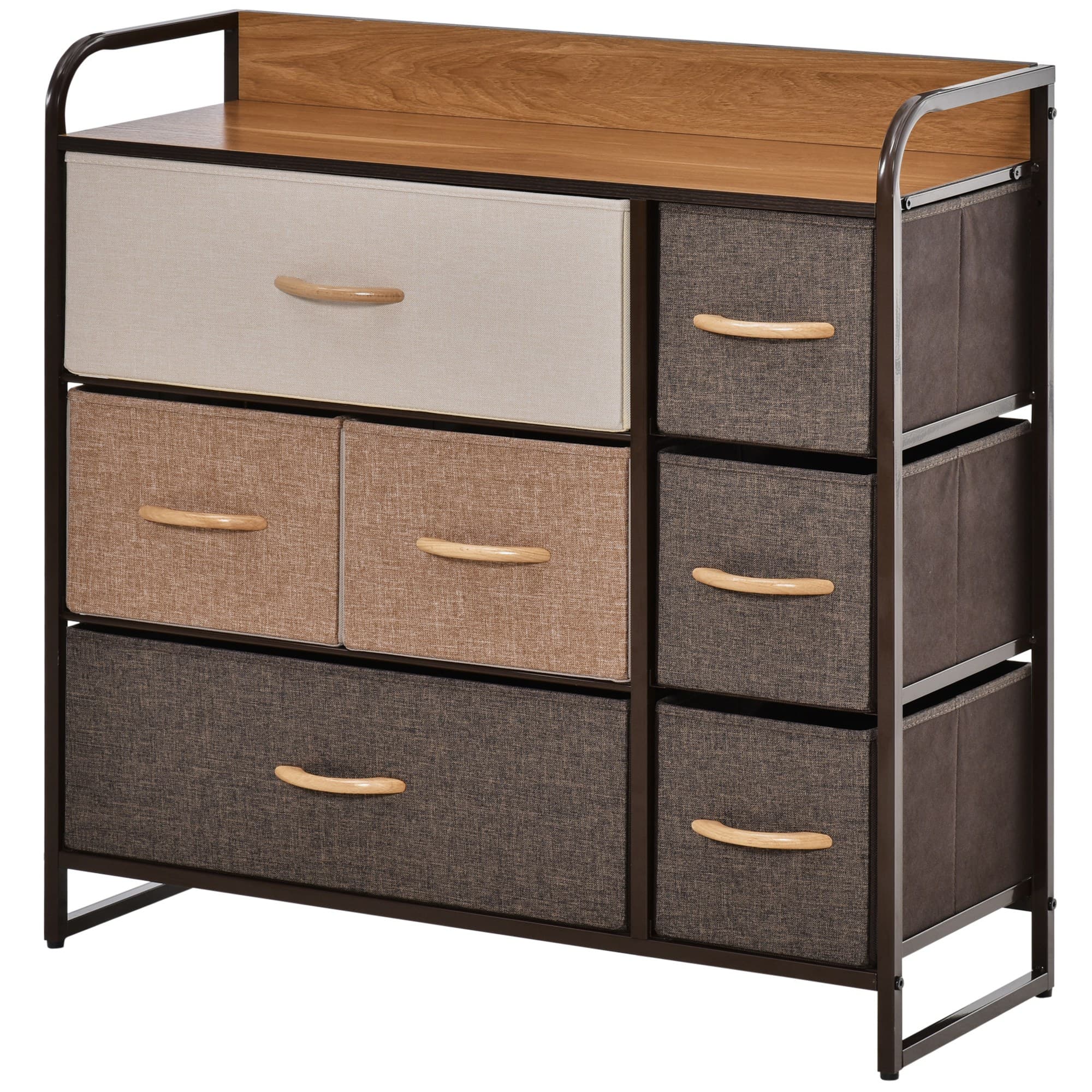 Transform Your Bedroom with this 7-Drawer Fabric Storage Unit - Multi Colour