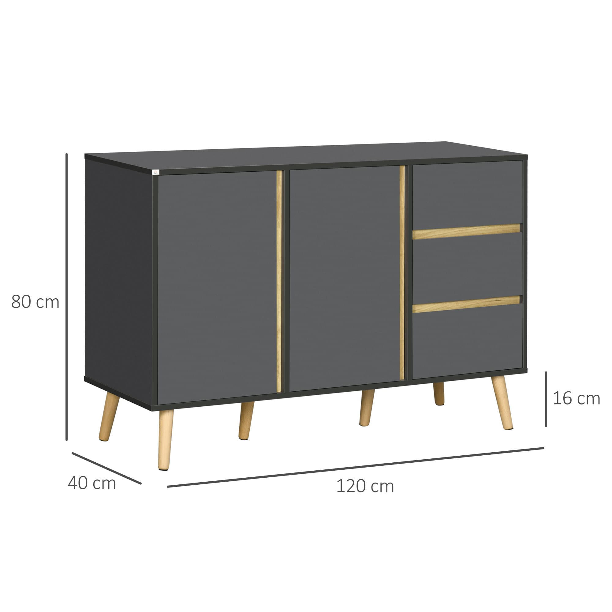 Transform Your Space with this Modern Dark Grey Sideboard - image 5