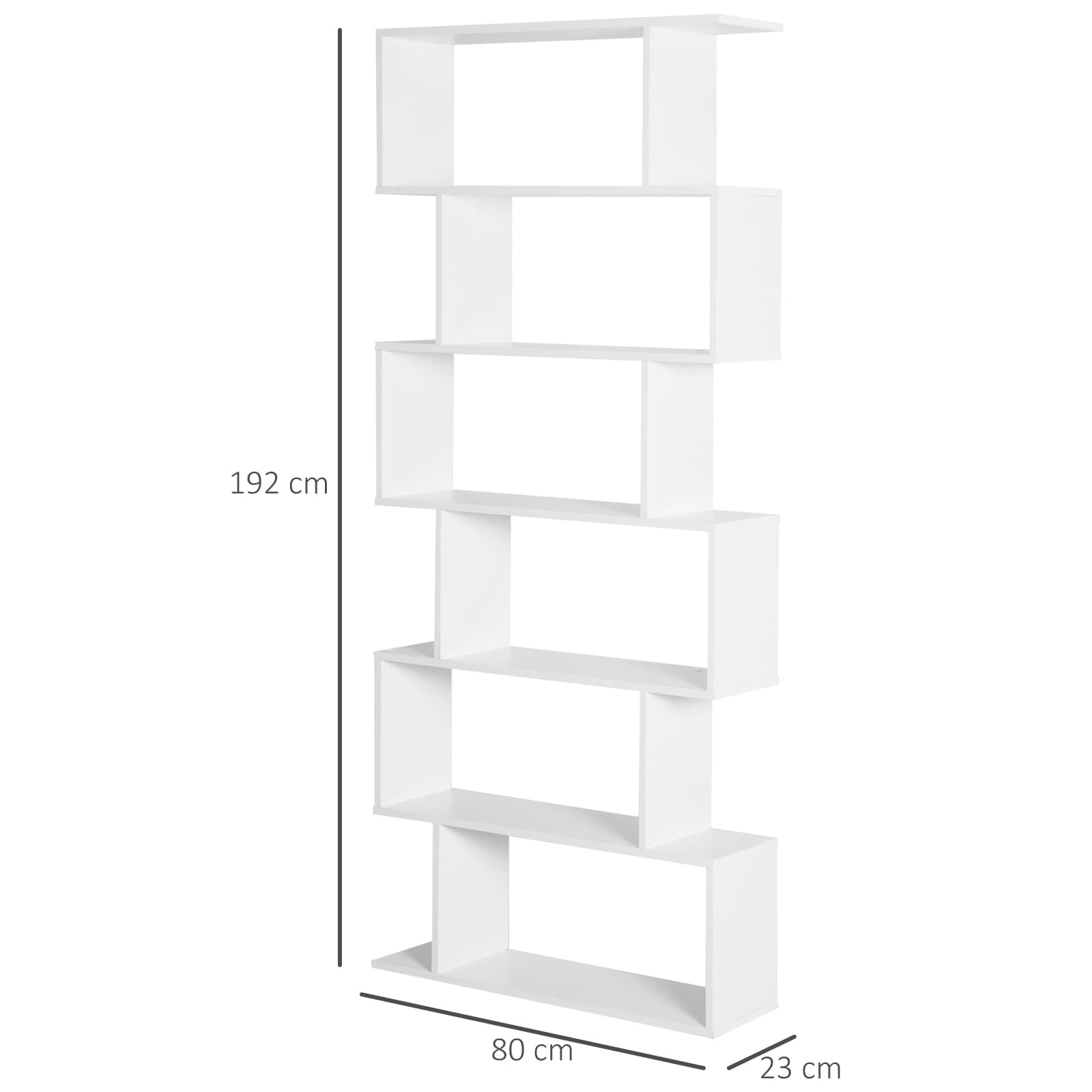 Transform Your Space With This 6-Tier S-Shaped Bookcase - image 1