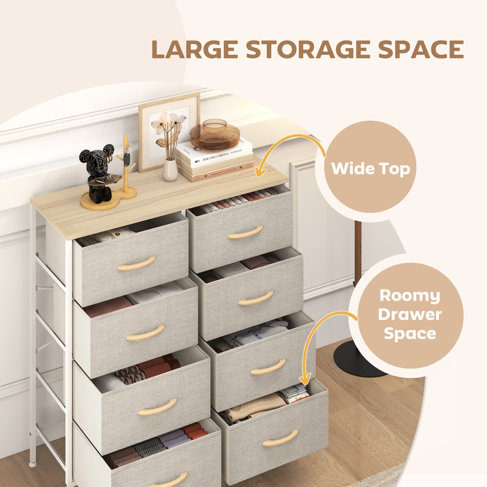 Transform Your Space with this 8-Drawer Fabric Chest - image 1