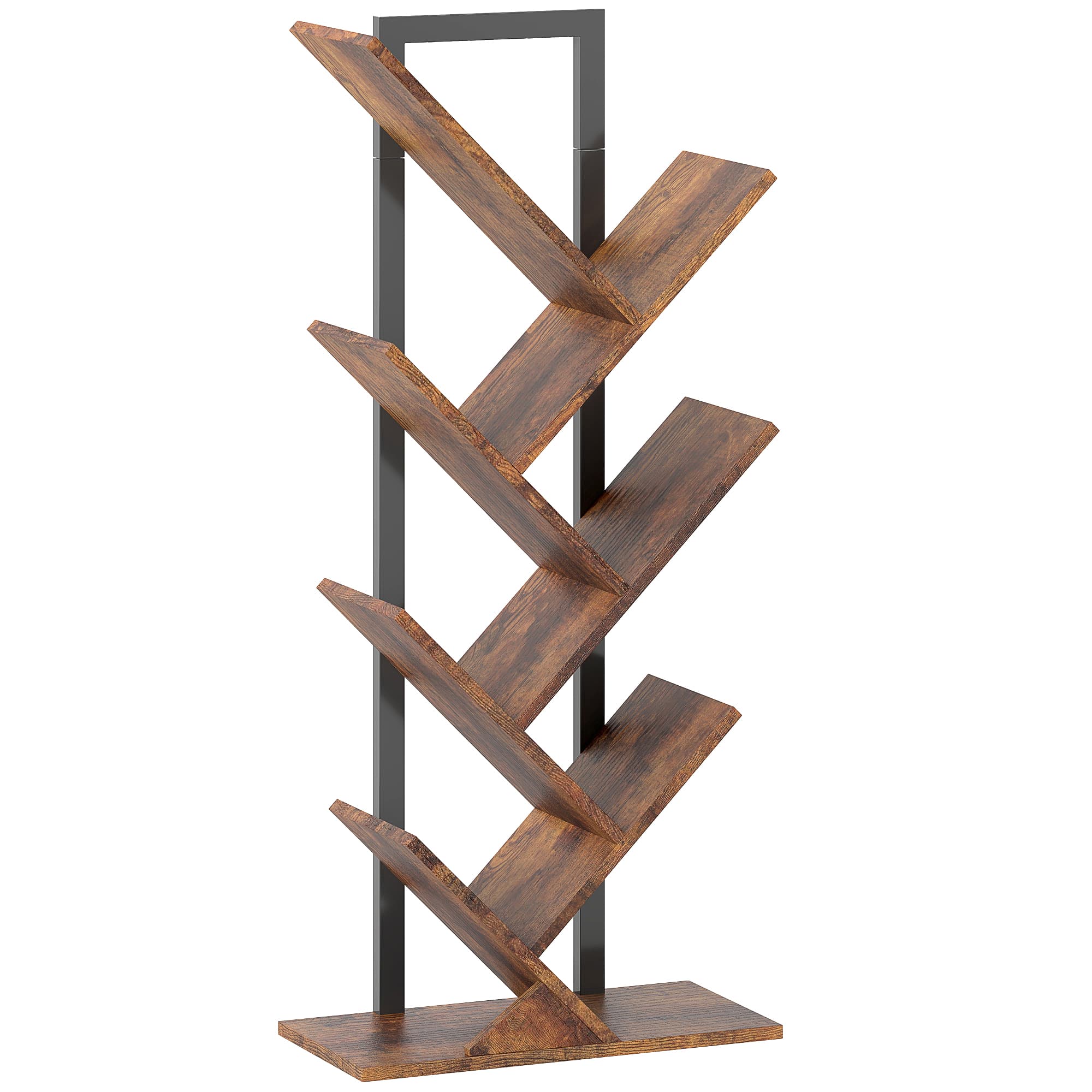 Six-Section Tree Bookcase for Books and Display - image 9