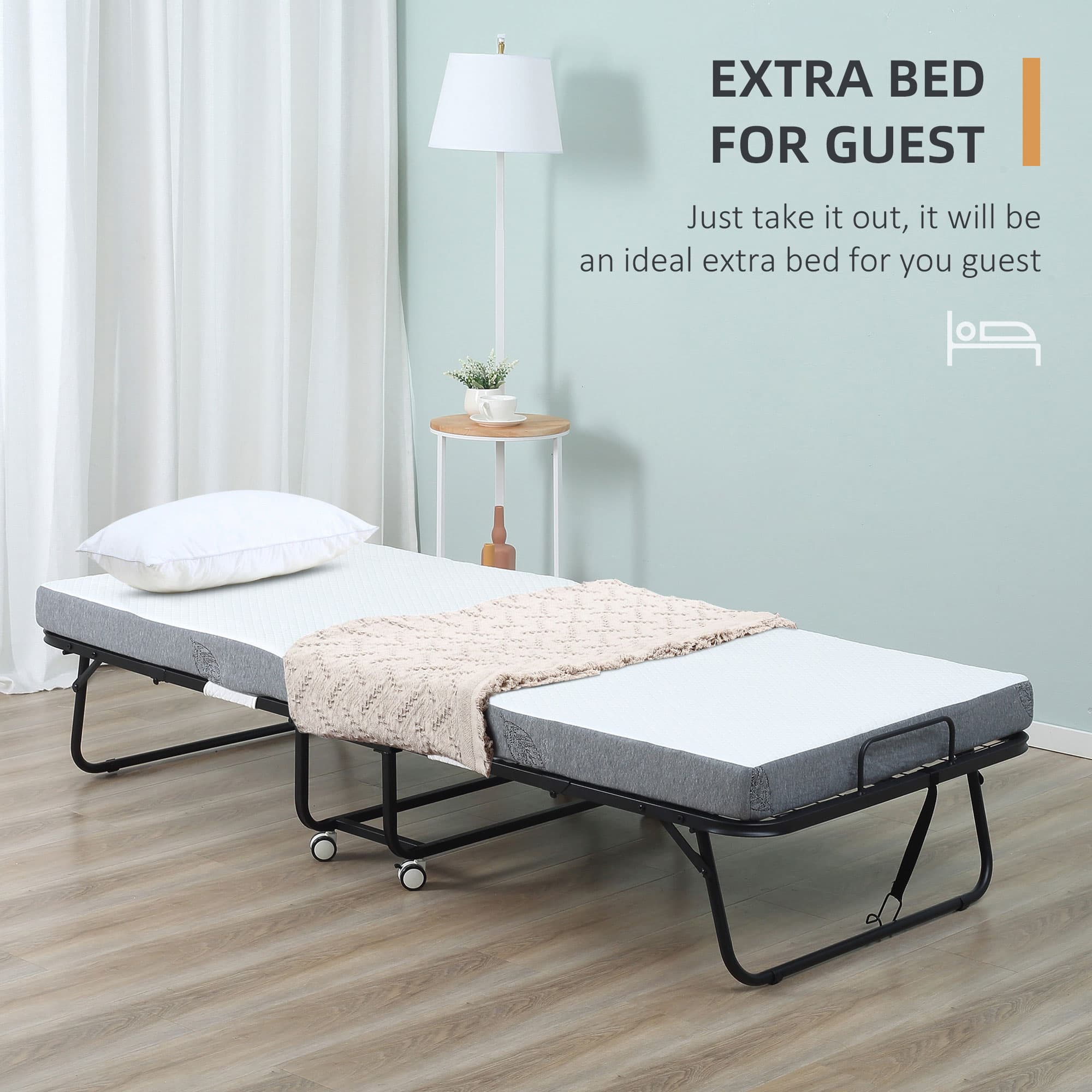 Effortless Folding Guest Bed for Restful Overnight Stays - image 5
