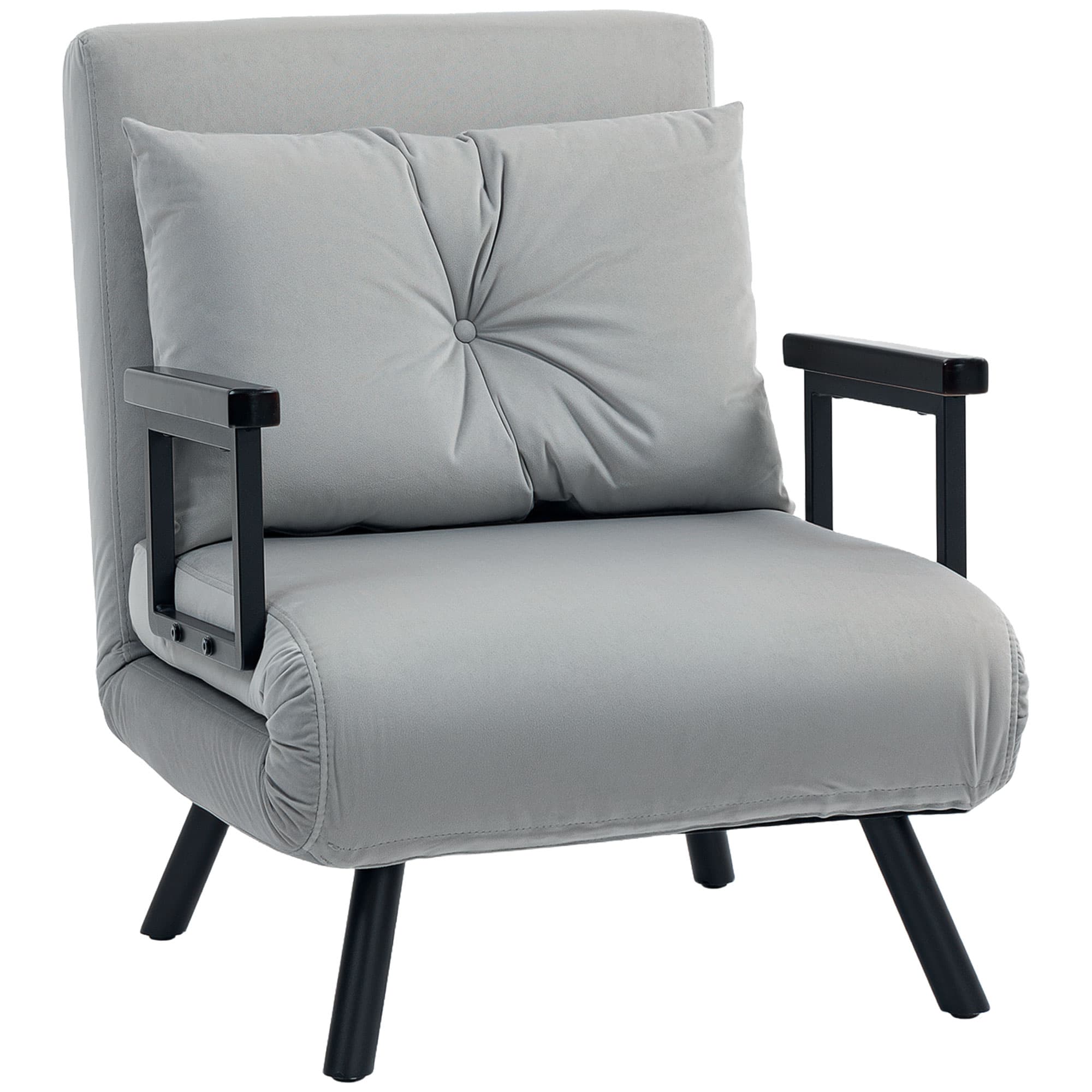 Transform Your Space with the 4-in-1 Velvet Chair Bed